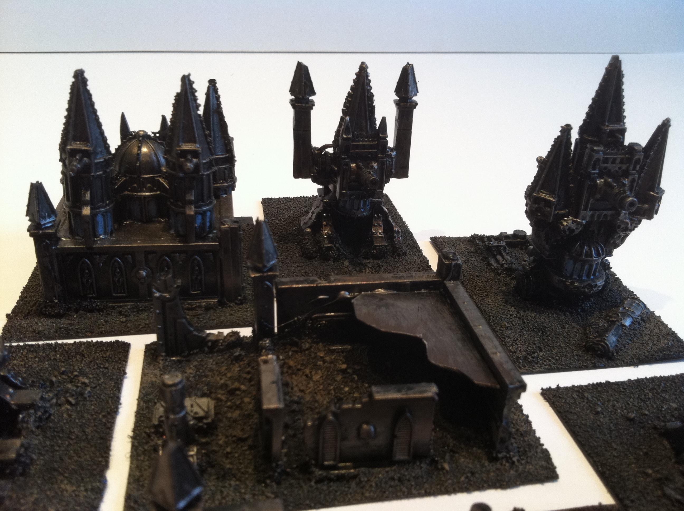 000 Imperial Ork Chaos Space Marine Scratch Built For Sale Commission, Epic Warhammer 40k 40