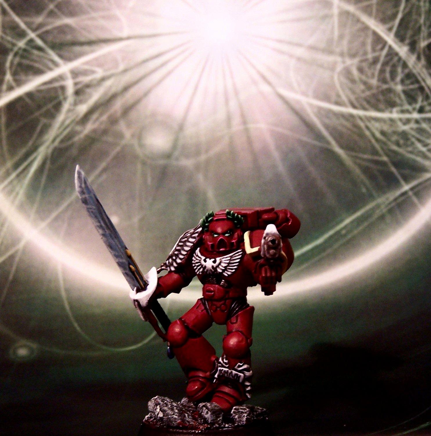 Assault Marines, Assault Sergeant, Emperor's Wings, Non Metalic Metals, Non-Metallic Metal, Relic Blade, Space Marines