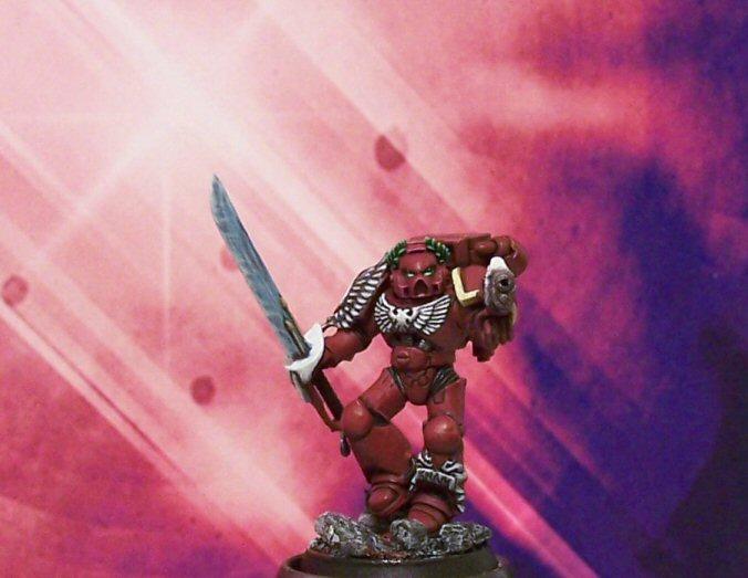 Assault Marines, Assault Sergeant, Emperor's Wings, Non Metalic Metals, Non-Metallic Metal, Relic Blade, Space Marines