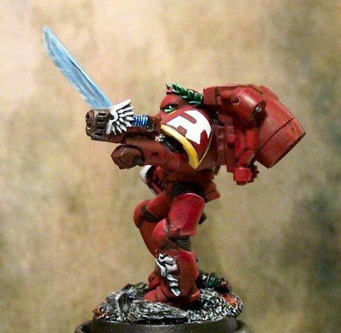 Assault Marines, Assault Sergeant, Emperor's Wings, Non Metalic Metals, Non-Metallic Metal, Relic Blade, Space Marines