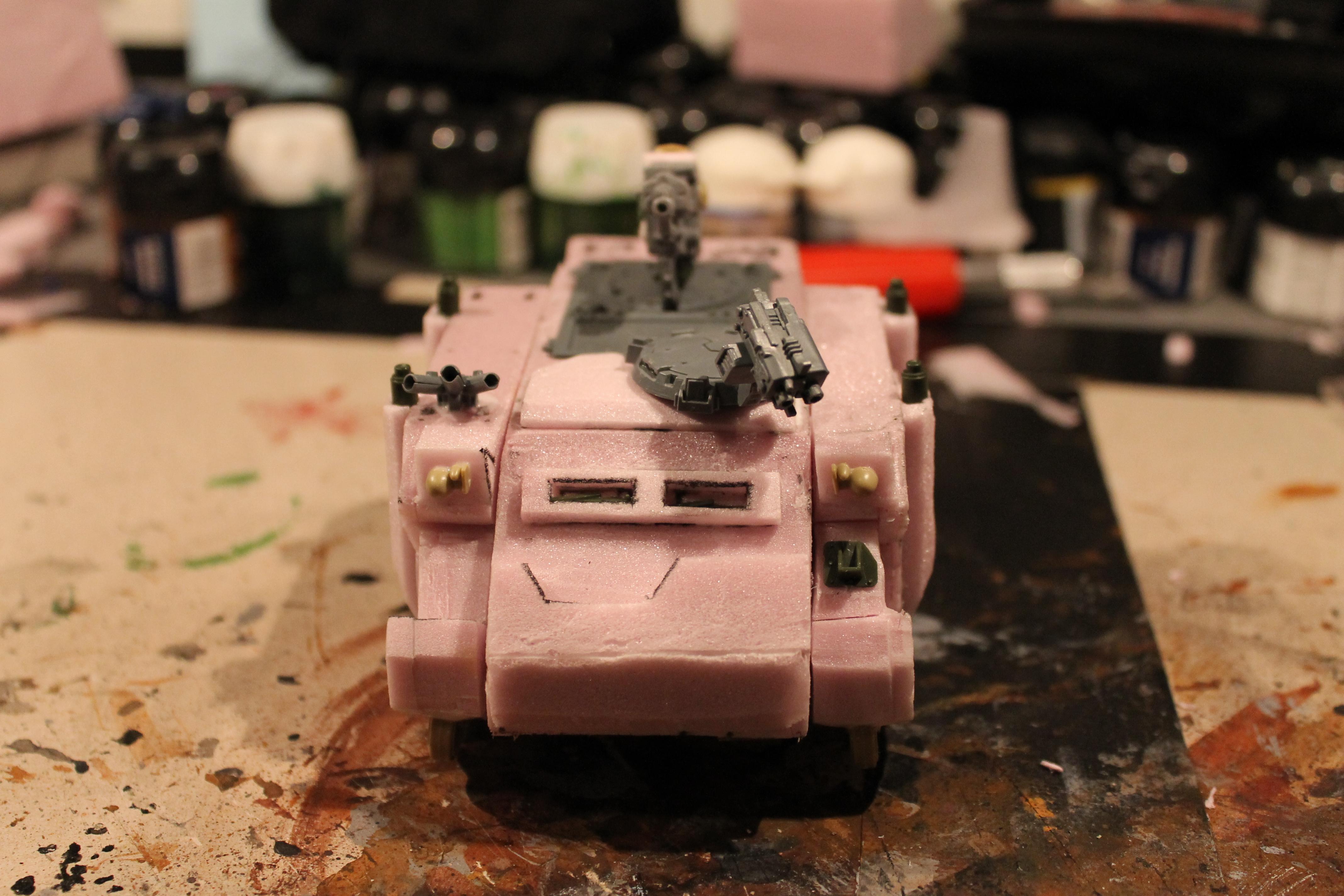scratch built rhino