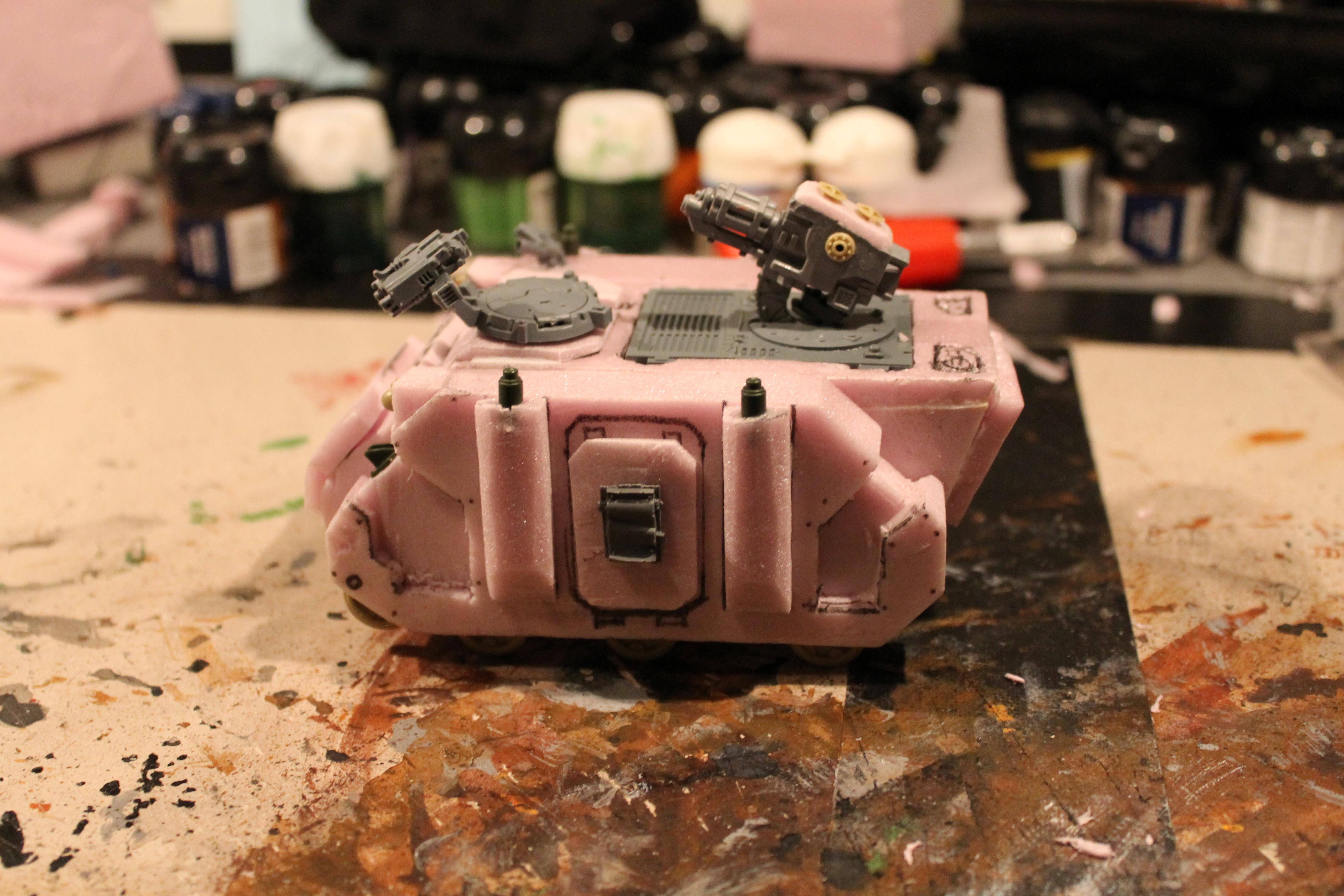 scratch built rhino