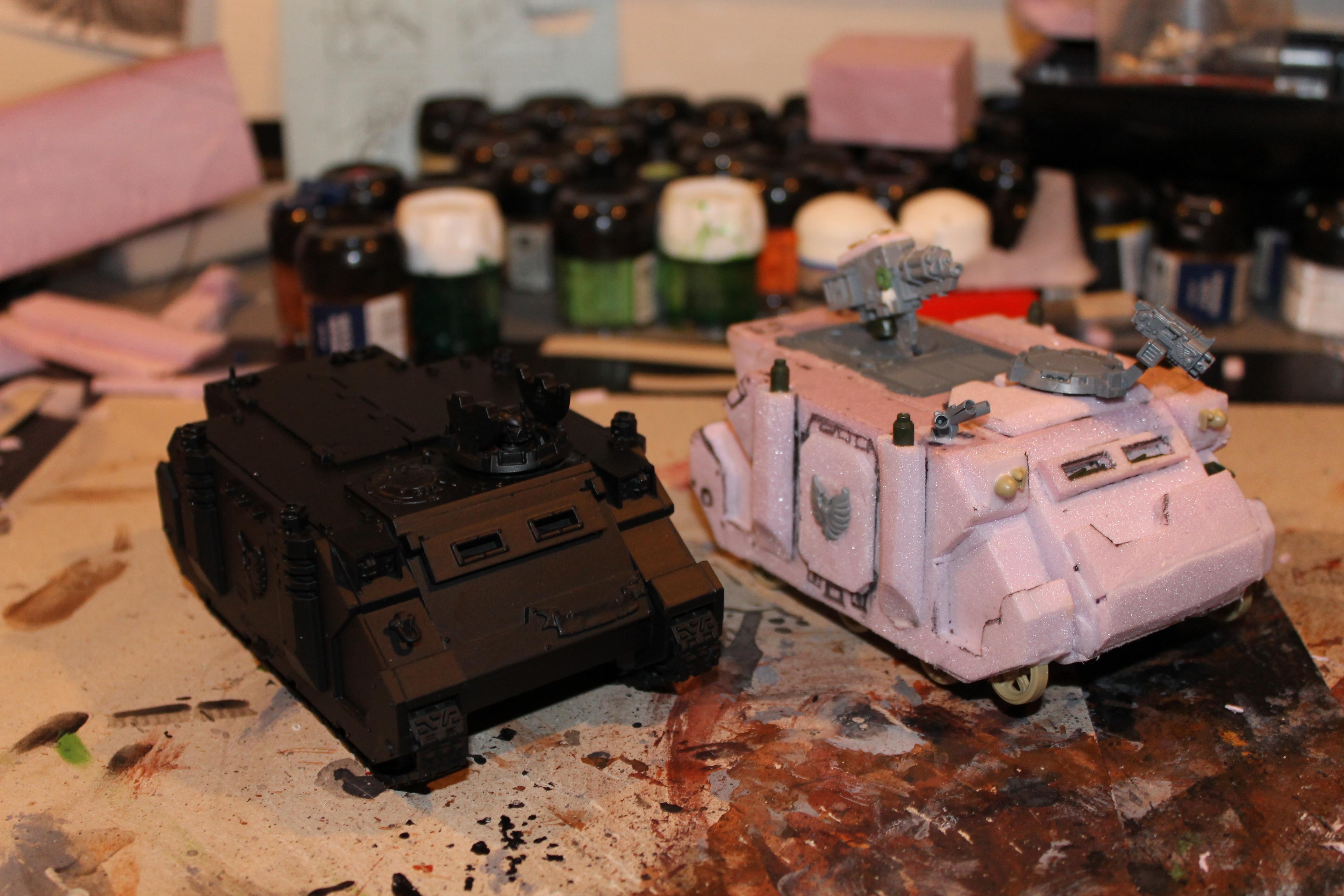 scratch built rhino