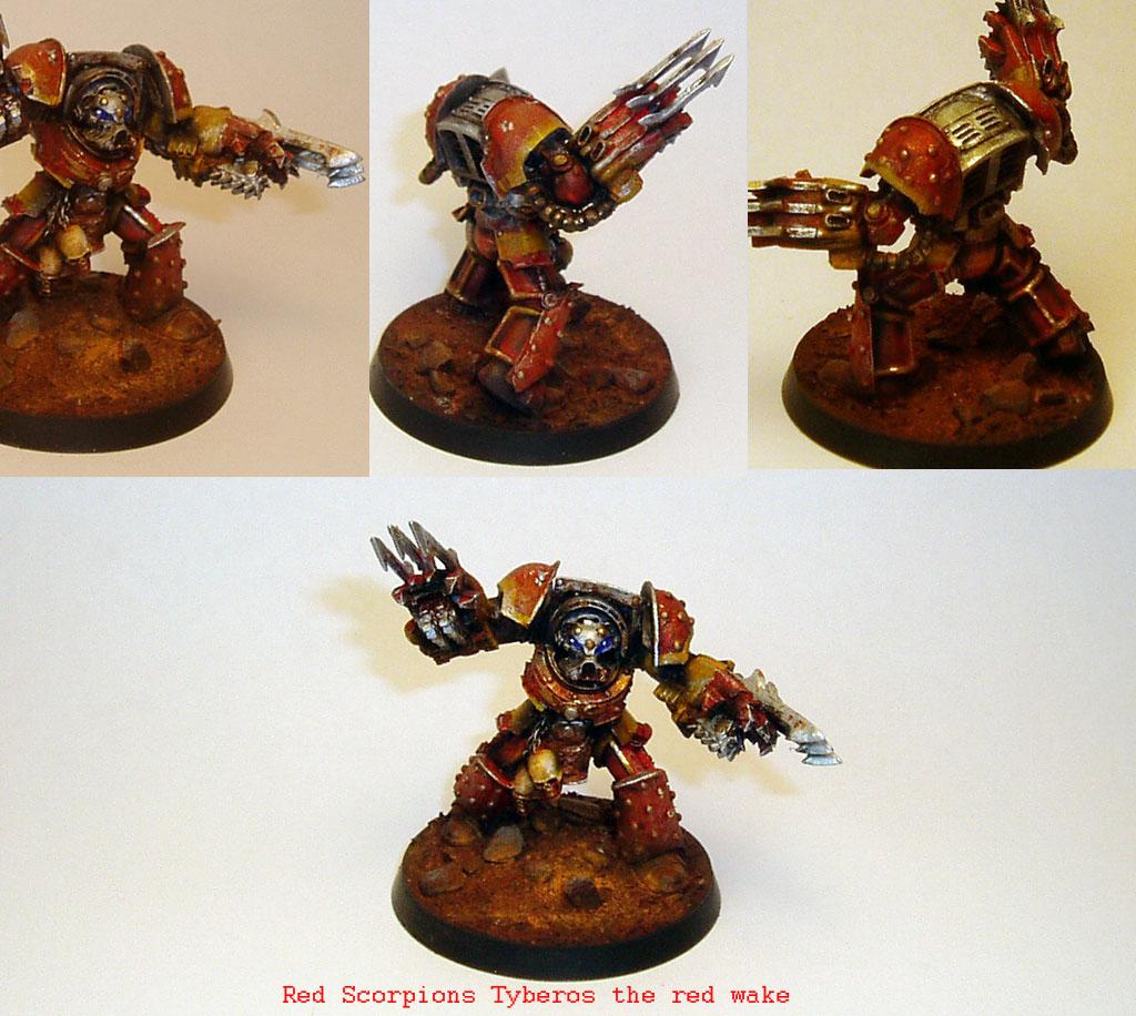 Pastel Powders, Red Scorpions, Space Marines, Tyberos The Red Wake
