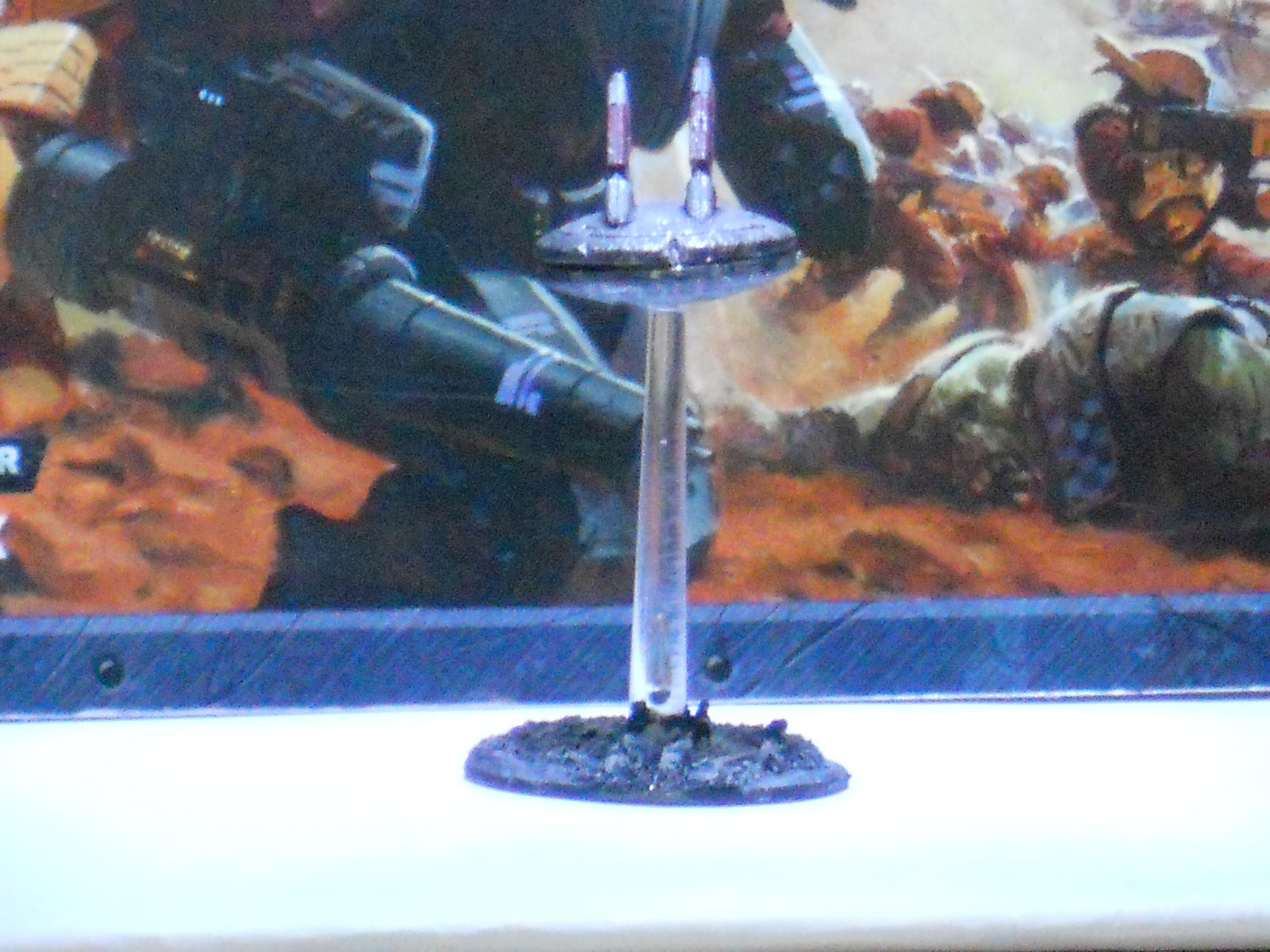 Drone, Tau, My converted shield drone. I cut the bottoms of two gun drones and glued them together. Pretty easy, I definately advise it if your not to attached to your gun drones 