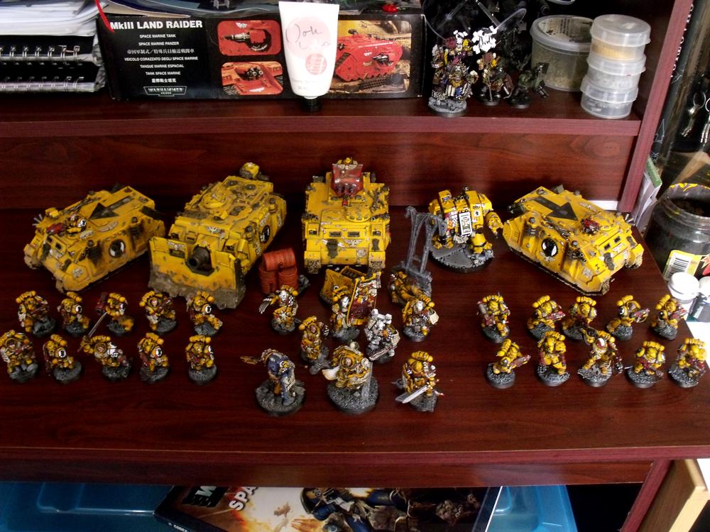 Imperial Fists, Warhammer 40,000, Yellow