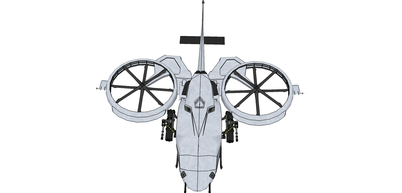 3d, Flyer, Helicopter, Hog, Prototype, Vtol