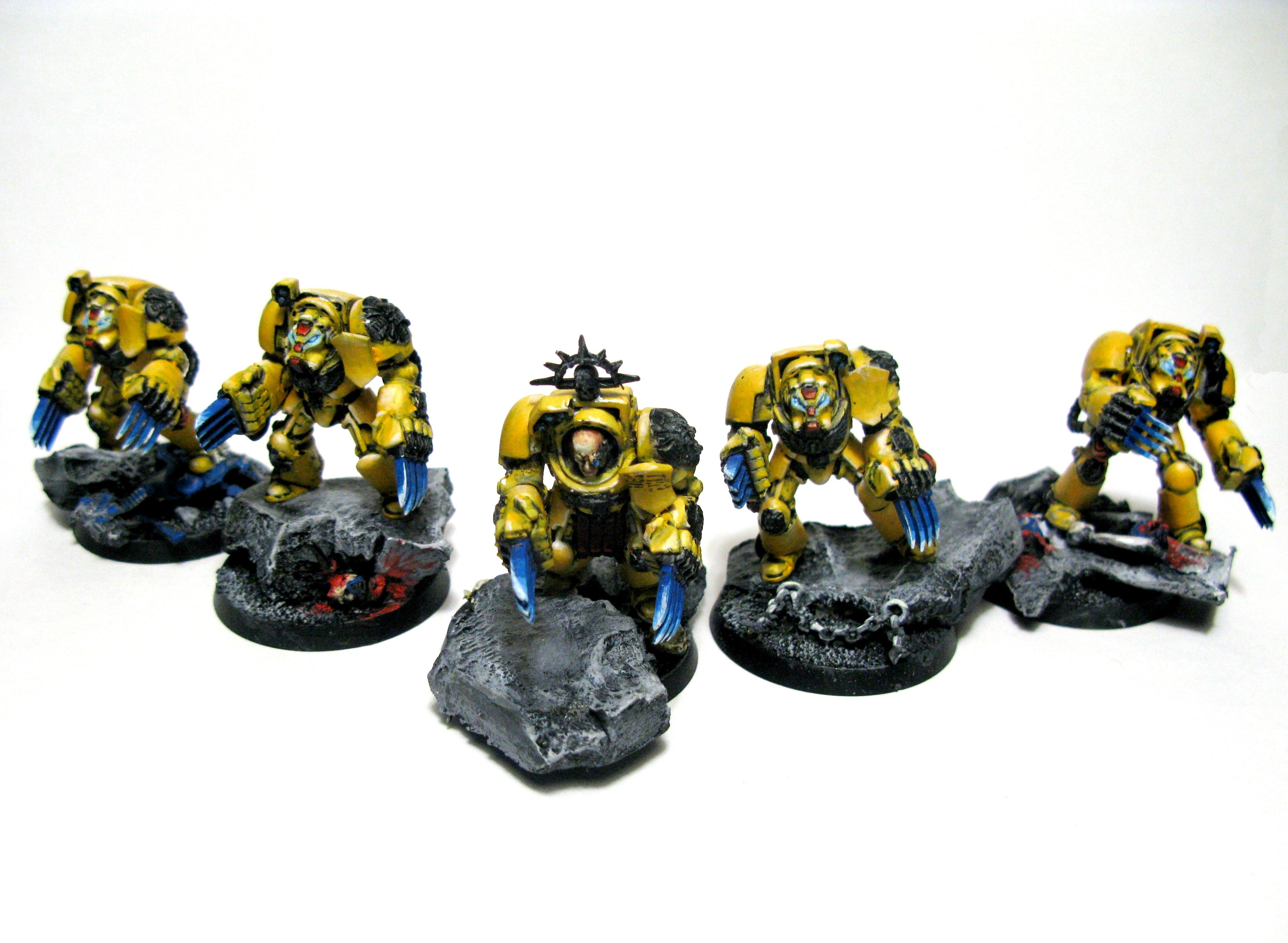 Imperial Fists, Imperium, Space Marines, Terminator Armor