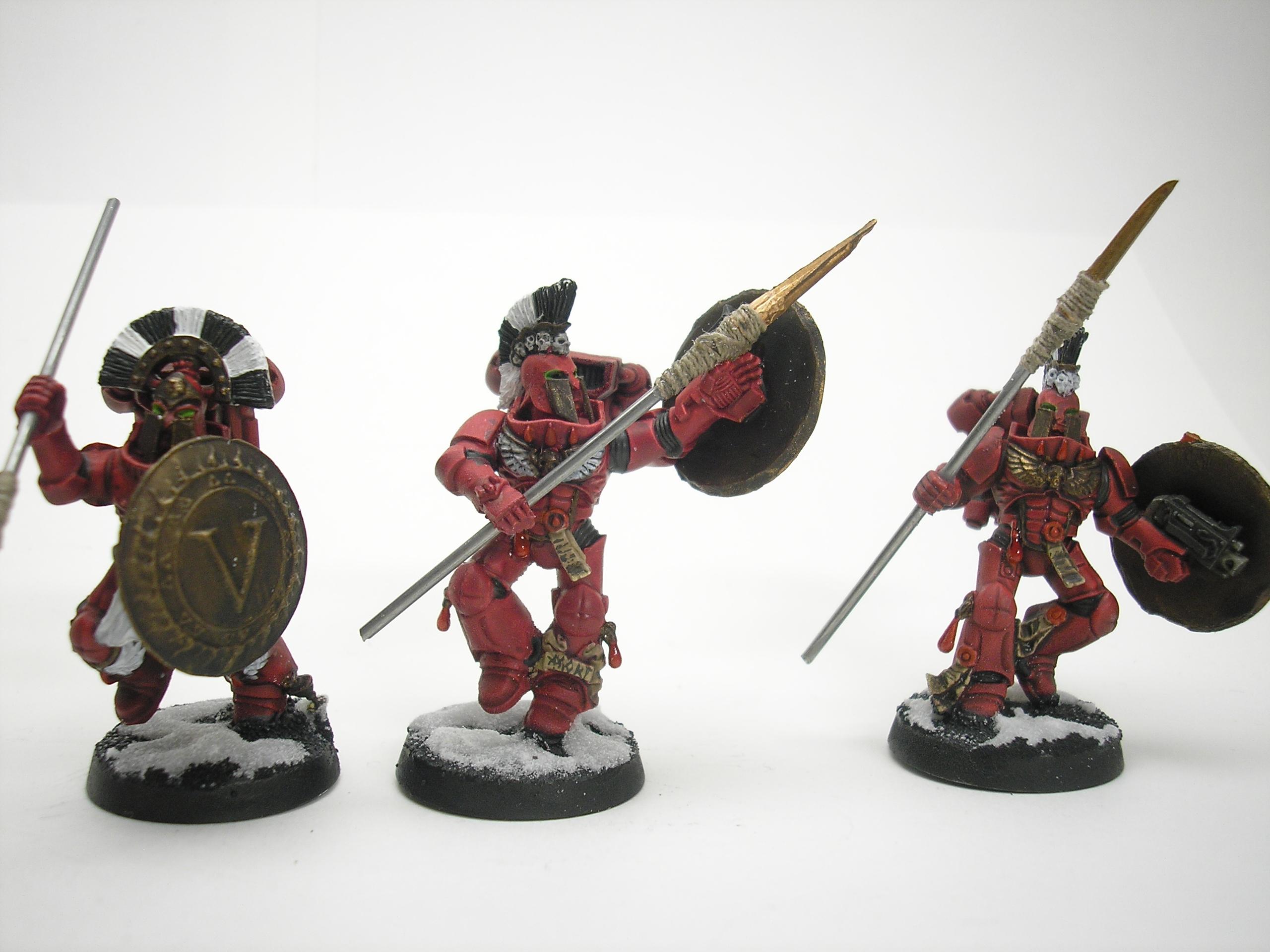 Space Marines, Spartans, Spear And Shield