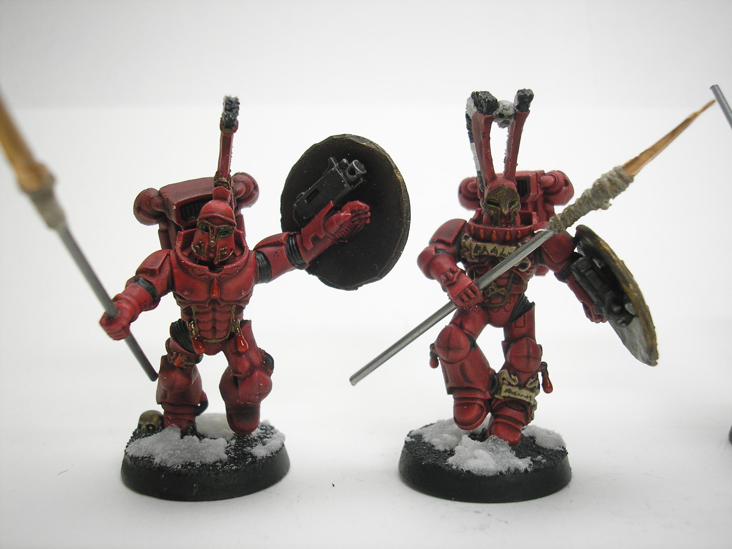 Bits, Blood Angels, Conversion, Sanguiniary Guard, Space Marines, Spartans