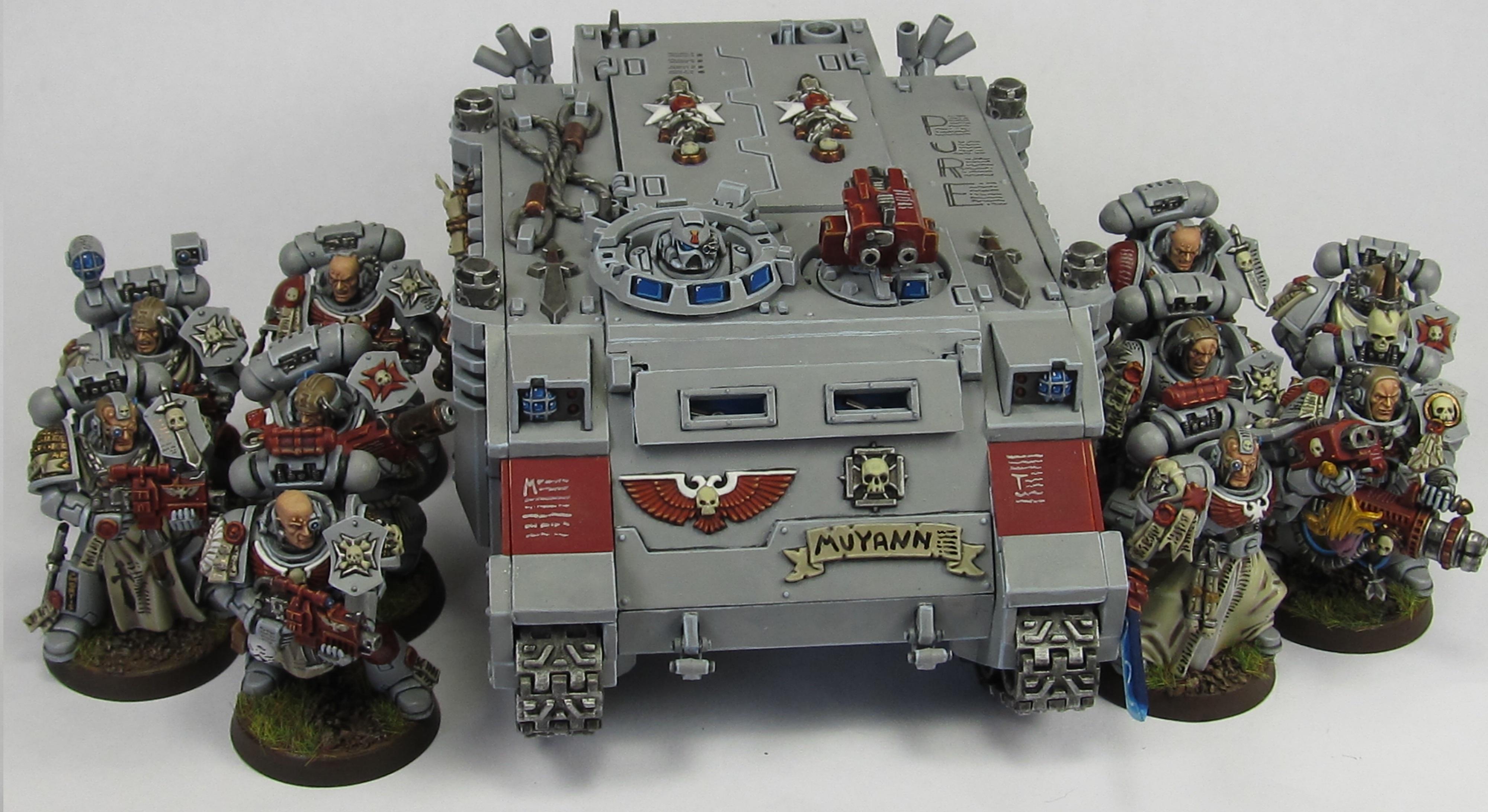 Grey Knights, Rhino 3 and squad