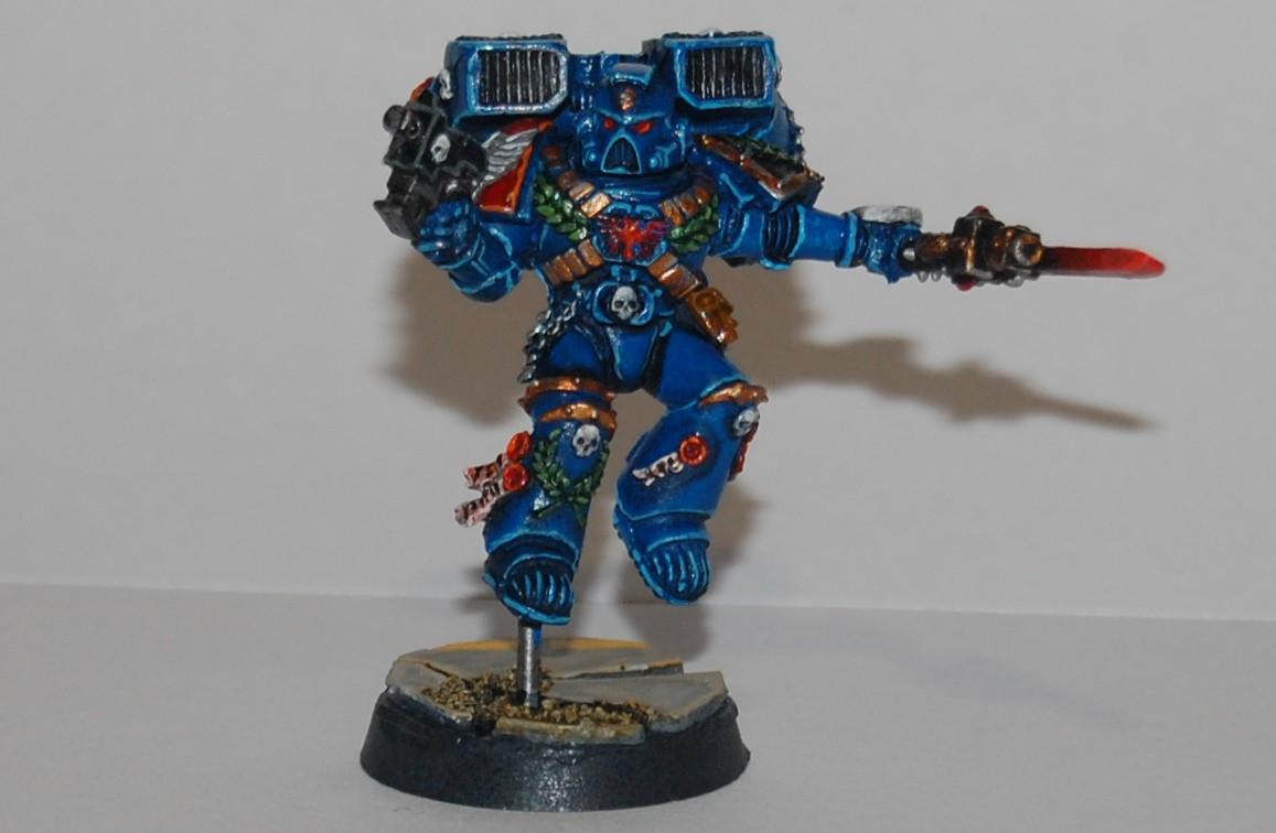Angels Sanguine, Librarian, Space Marines, Urban Base, Warhammer 40,000