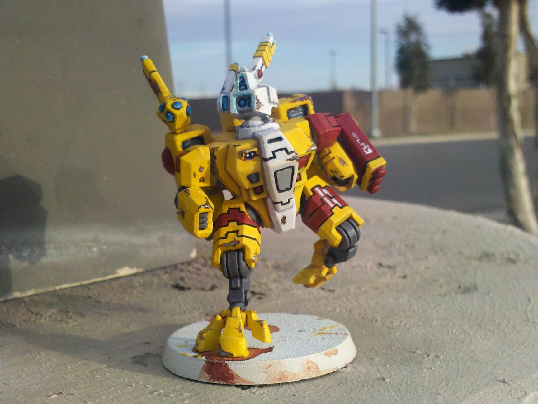 Crisis Battlesuit, Tau, Yellow