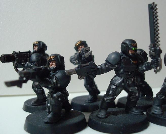 Guardsmen, Imperial Guard, Meltagun, Sergeant, Squad