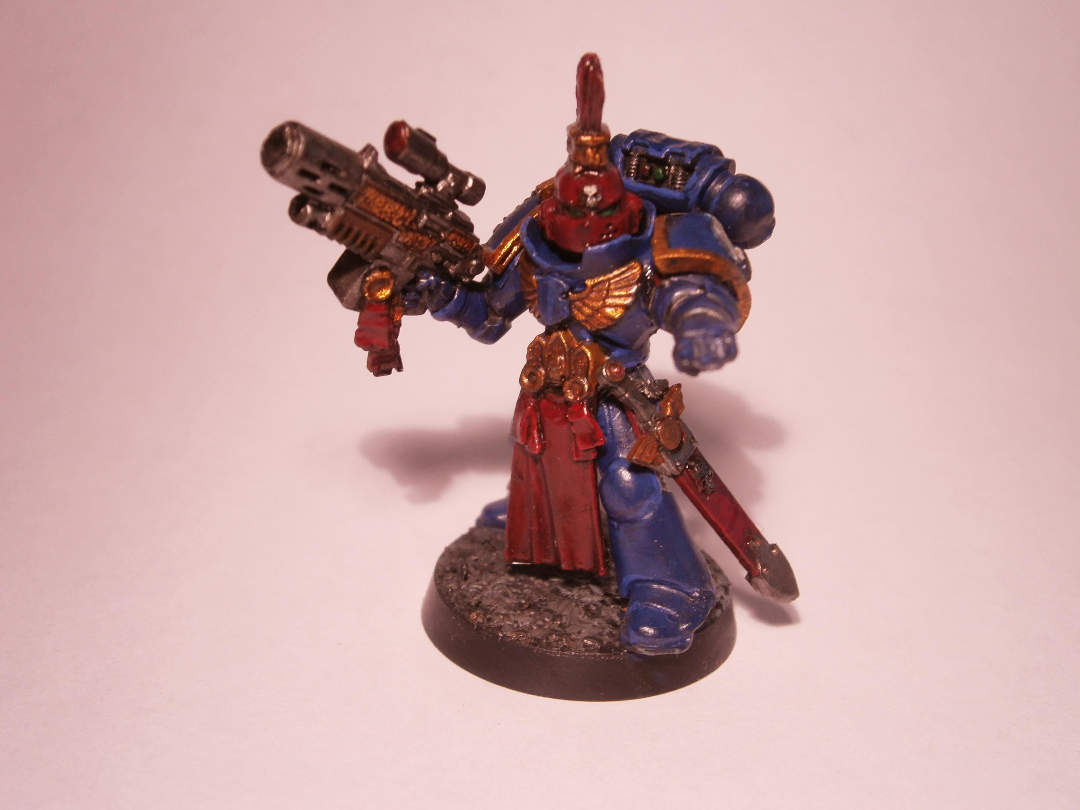 Combi-melta, Helmet Crest, Space Marines, Sternguard, Ultramarines, Warhammer 40,000
