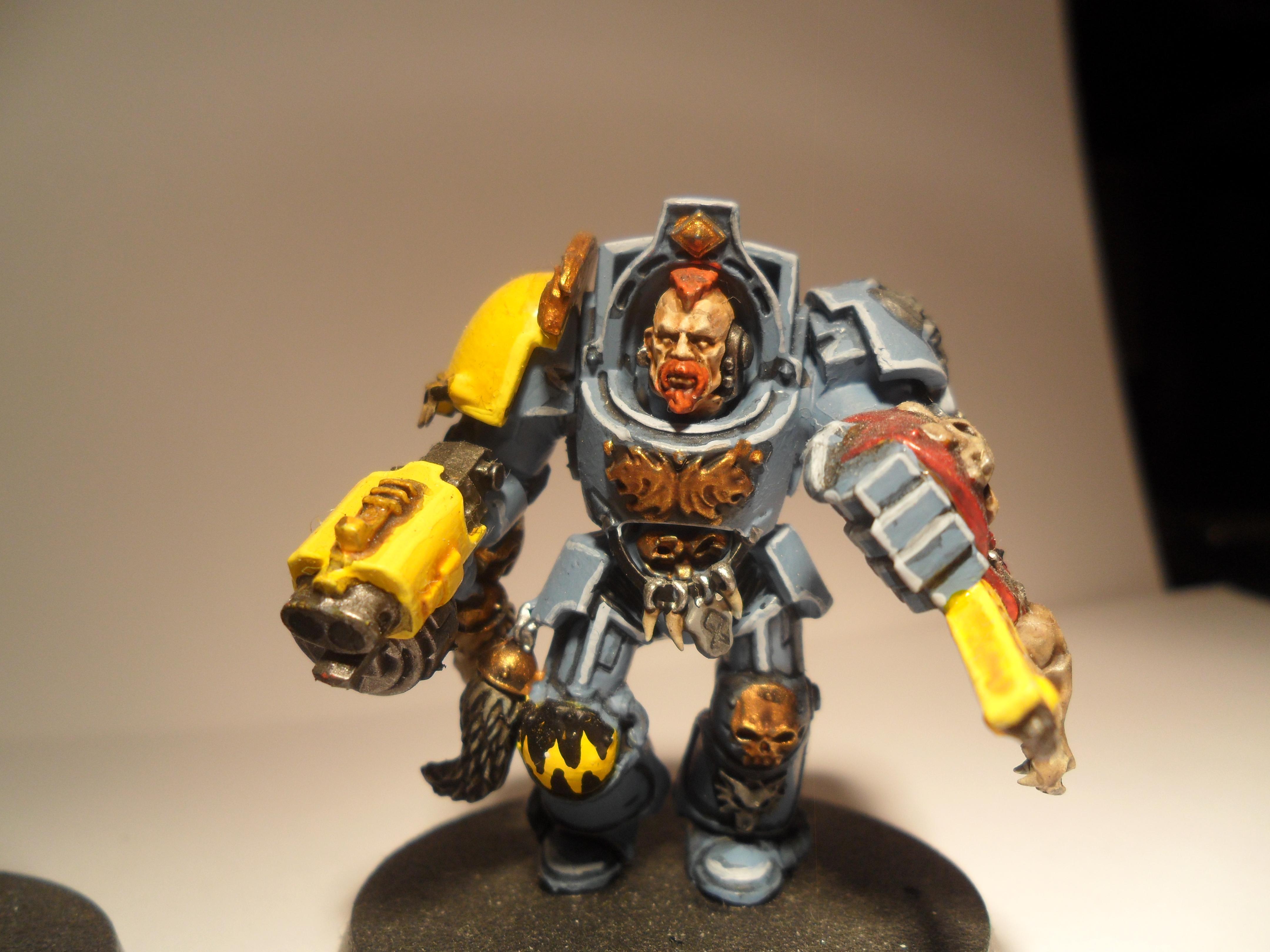 Space Marines, Space Wolves, Terminator Armor, Wolf Guard