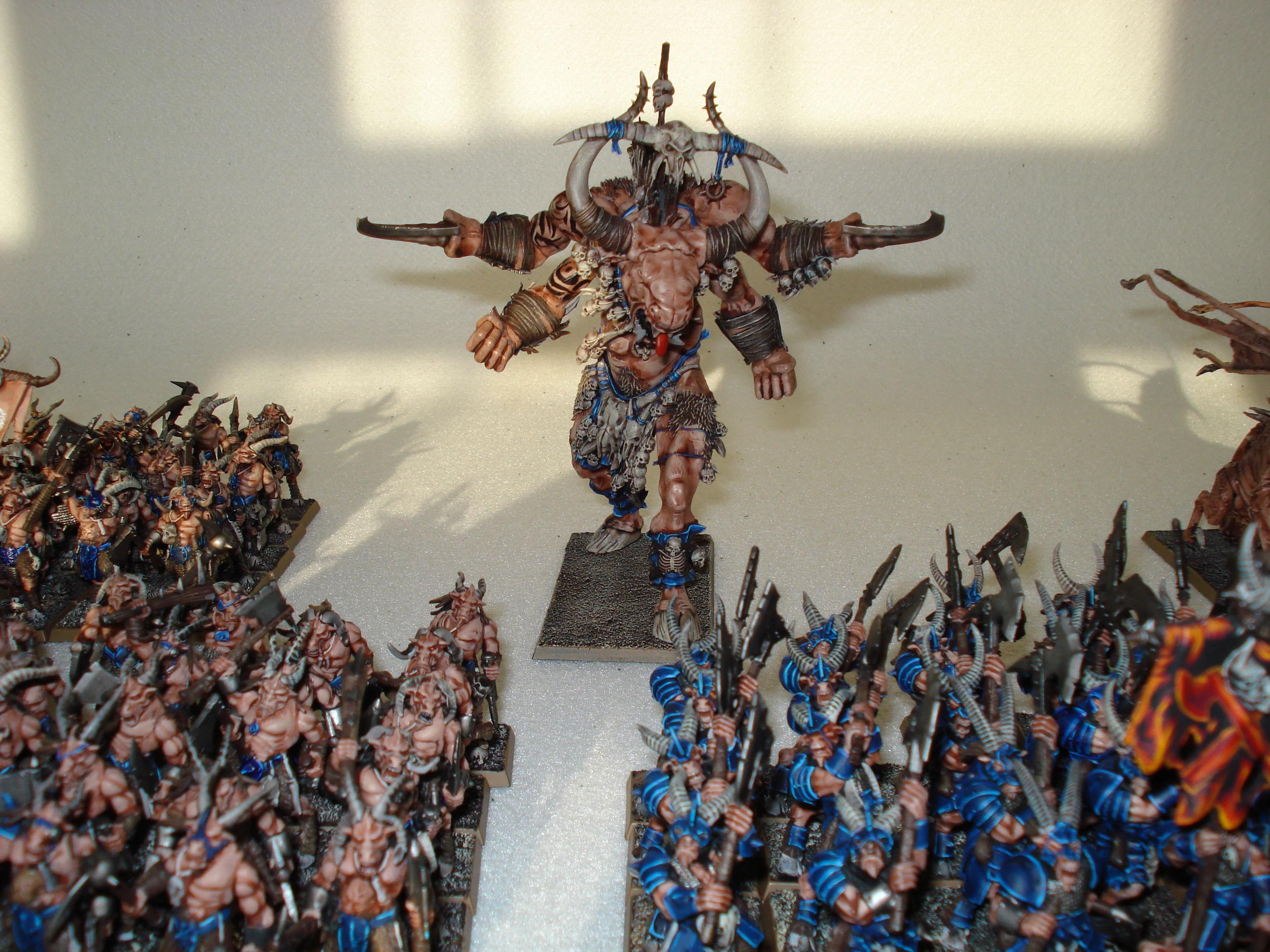Beastmen, Bestigors, Ghorgon, Giant
