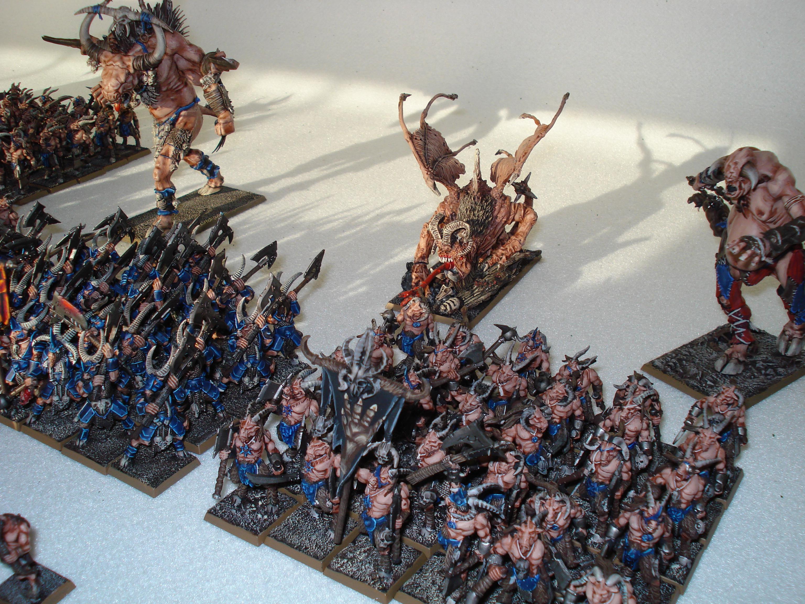 Beastmen, Bestigors, Ghorgon, Giant, Gors, Jabberslythe