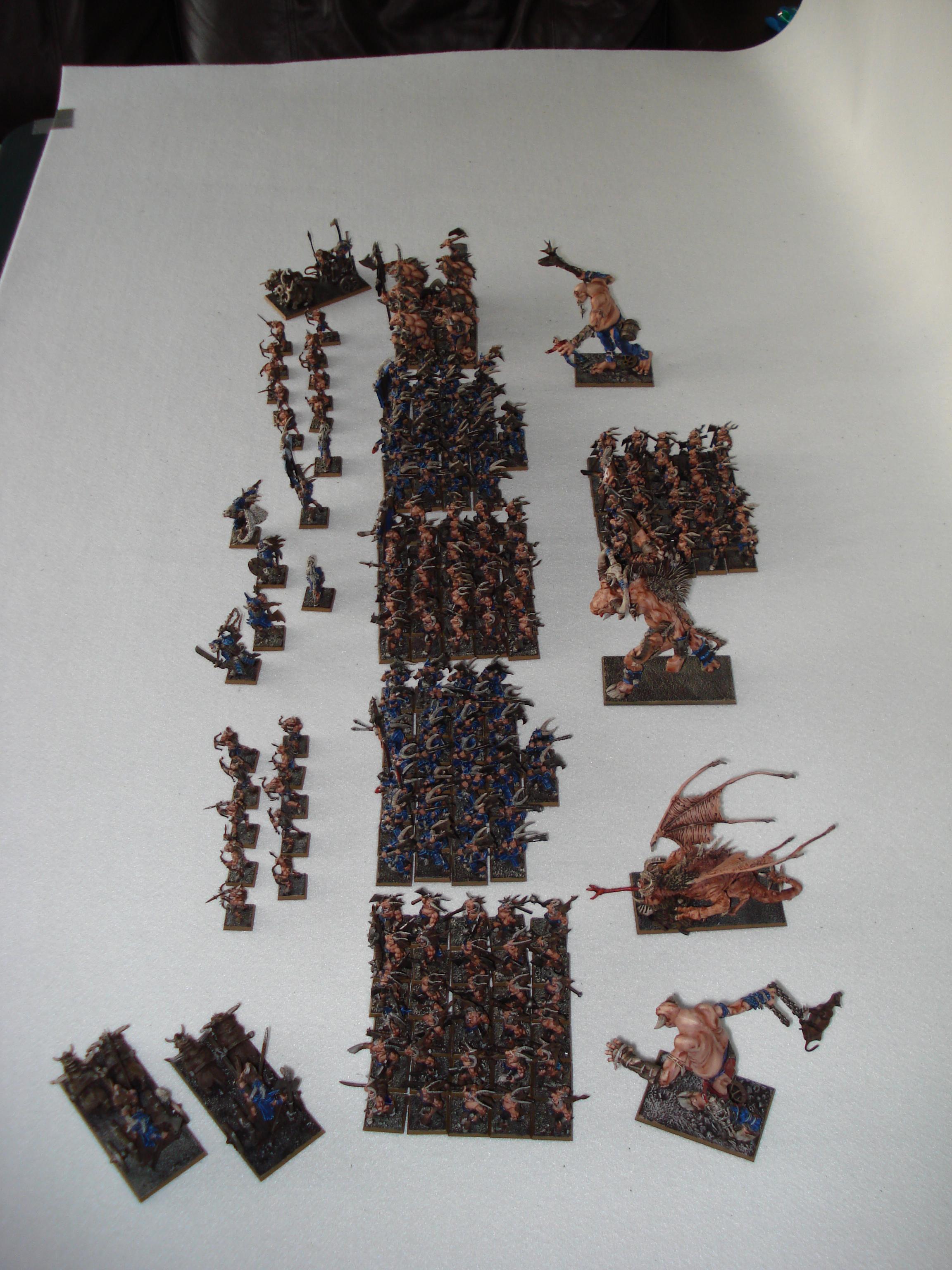 Army, Beastmen, Complete, Ghorgon, Giant