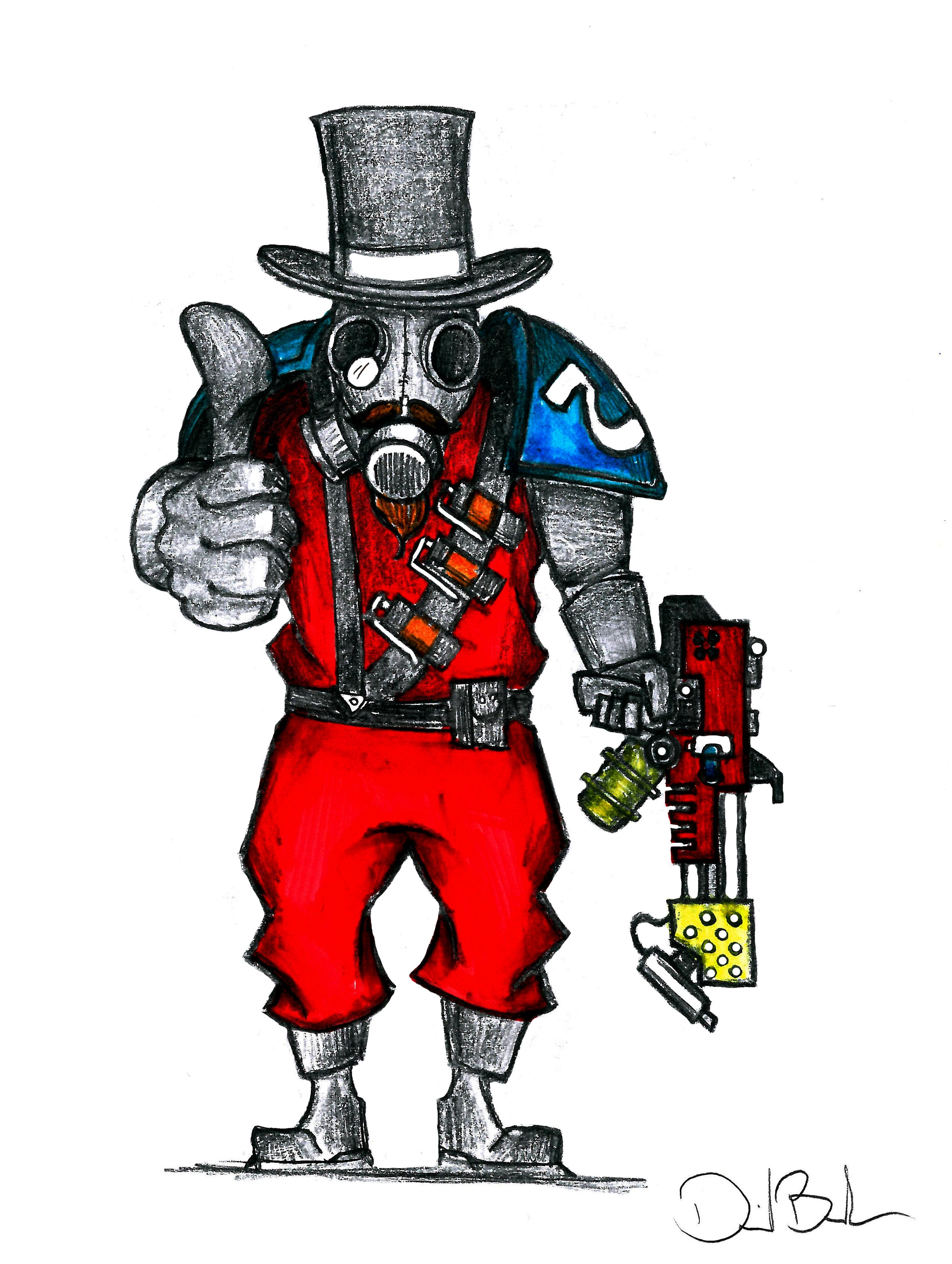 Pyromarine comic