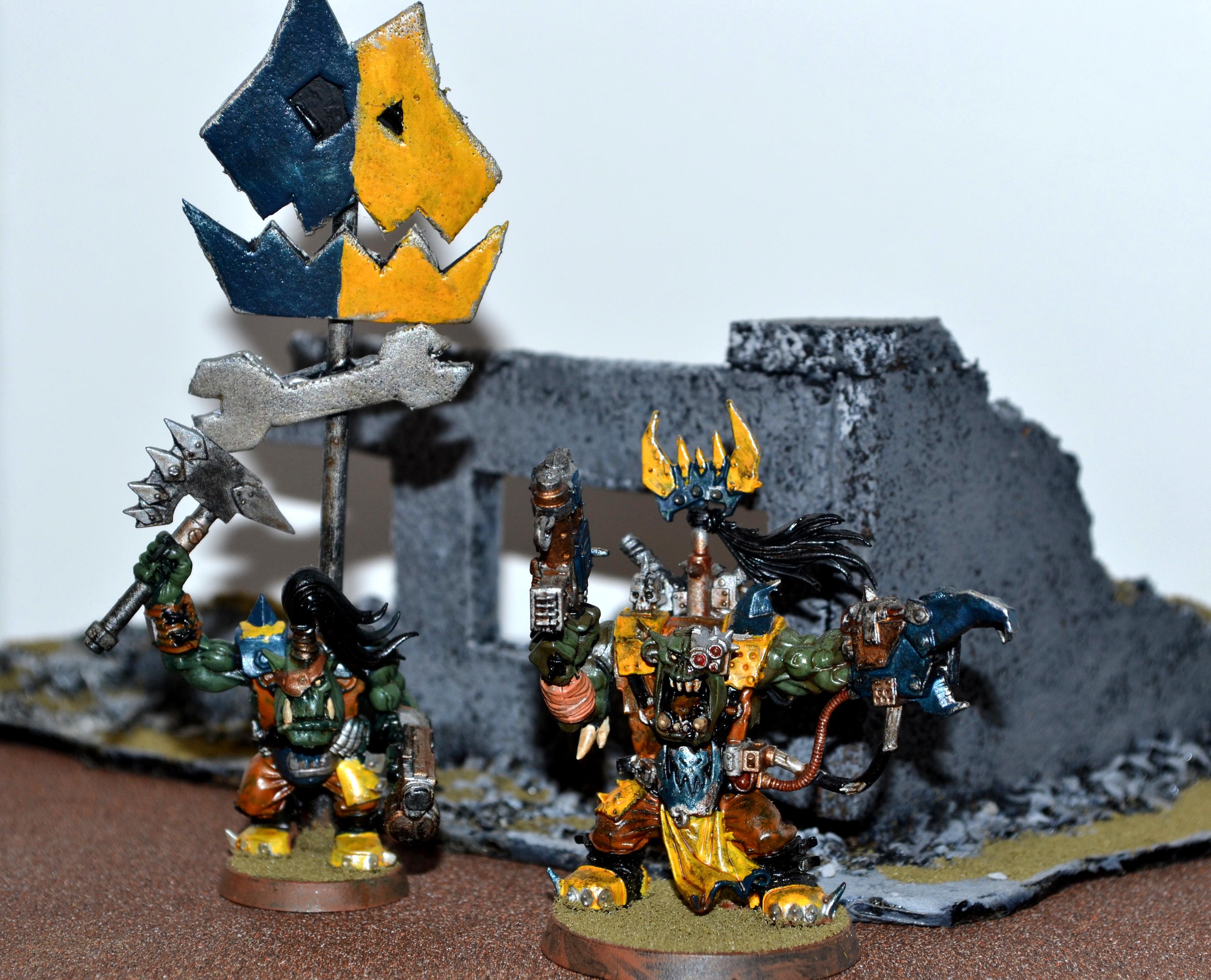 Nob, Orks, Waaagh! Banner, Warboss, Warhammer 40,000