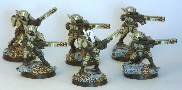 Fire Warriors, Tau, Firewarrior Squad