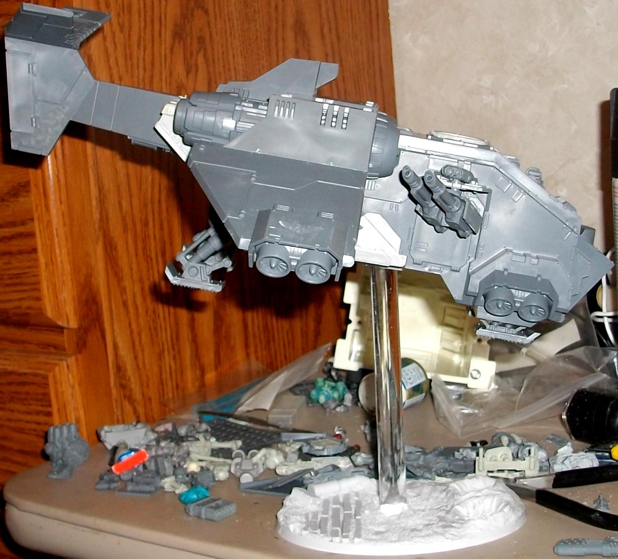 Chaos, Lander, Storm Raven, Stormraven, Transport, Work In Progress