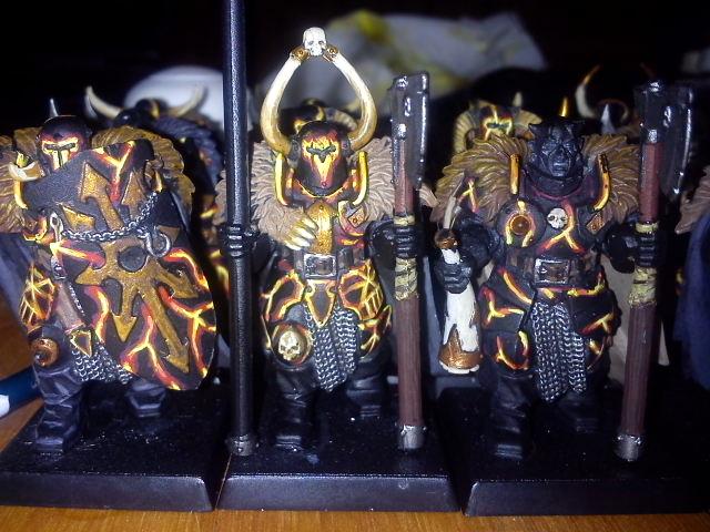 Khorne warriors with converted halberds