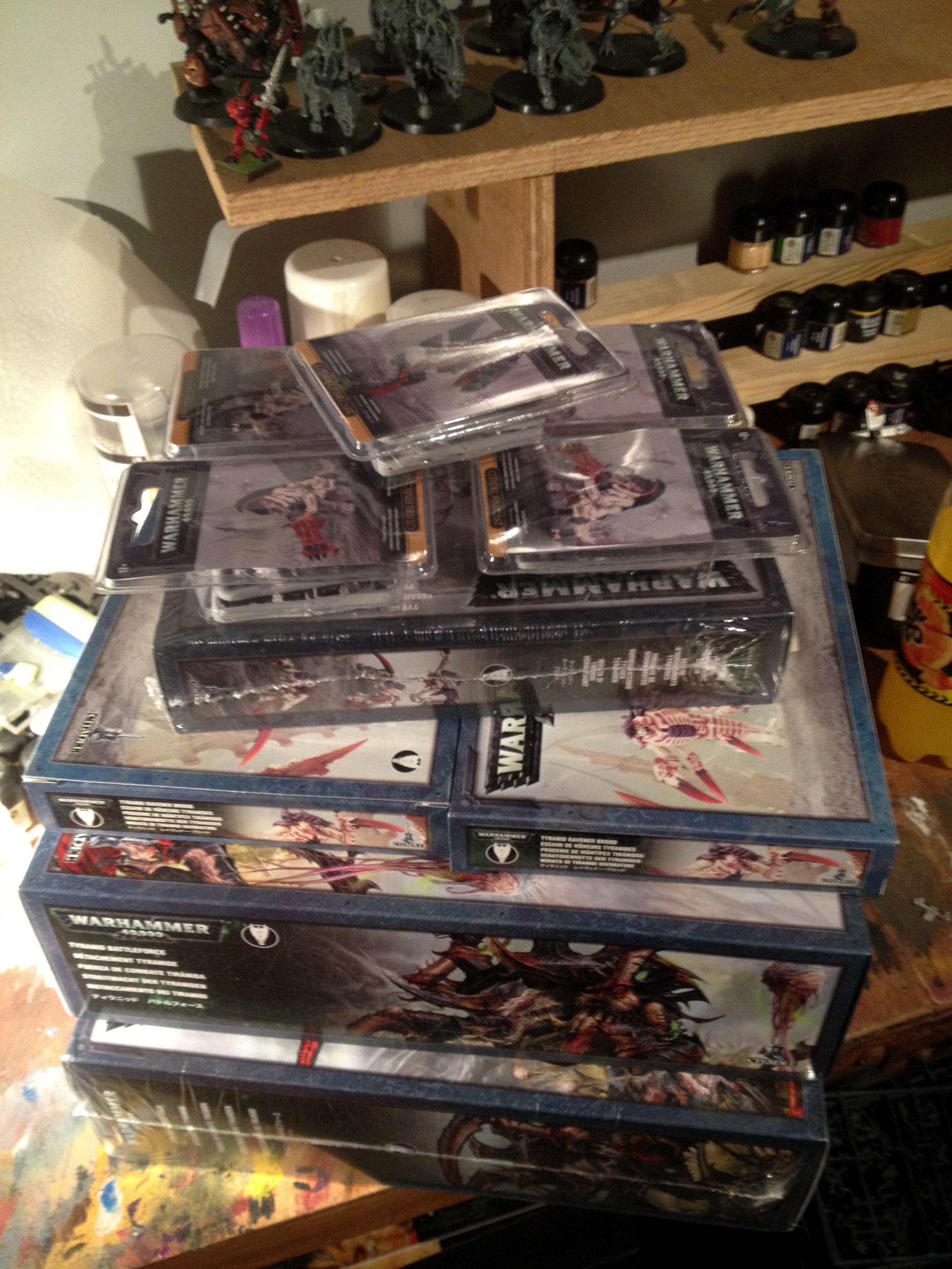 Dipped, Tyranids, Warhammer 40,000, Work In Progress