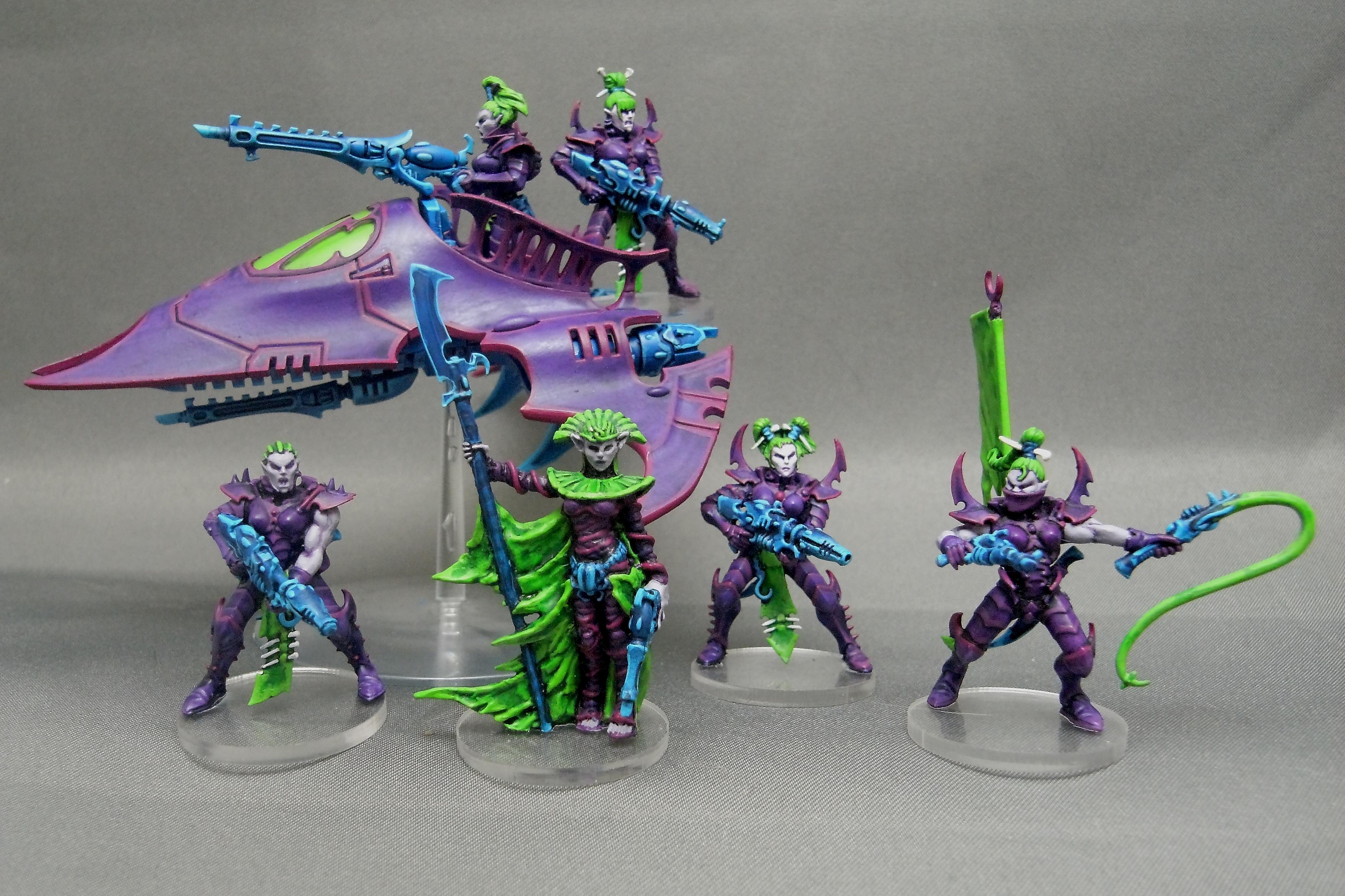 Blog, Dark Eldar, Hellions, True Born, Work In Progress