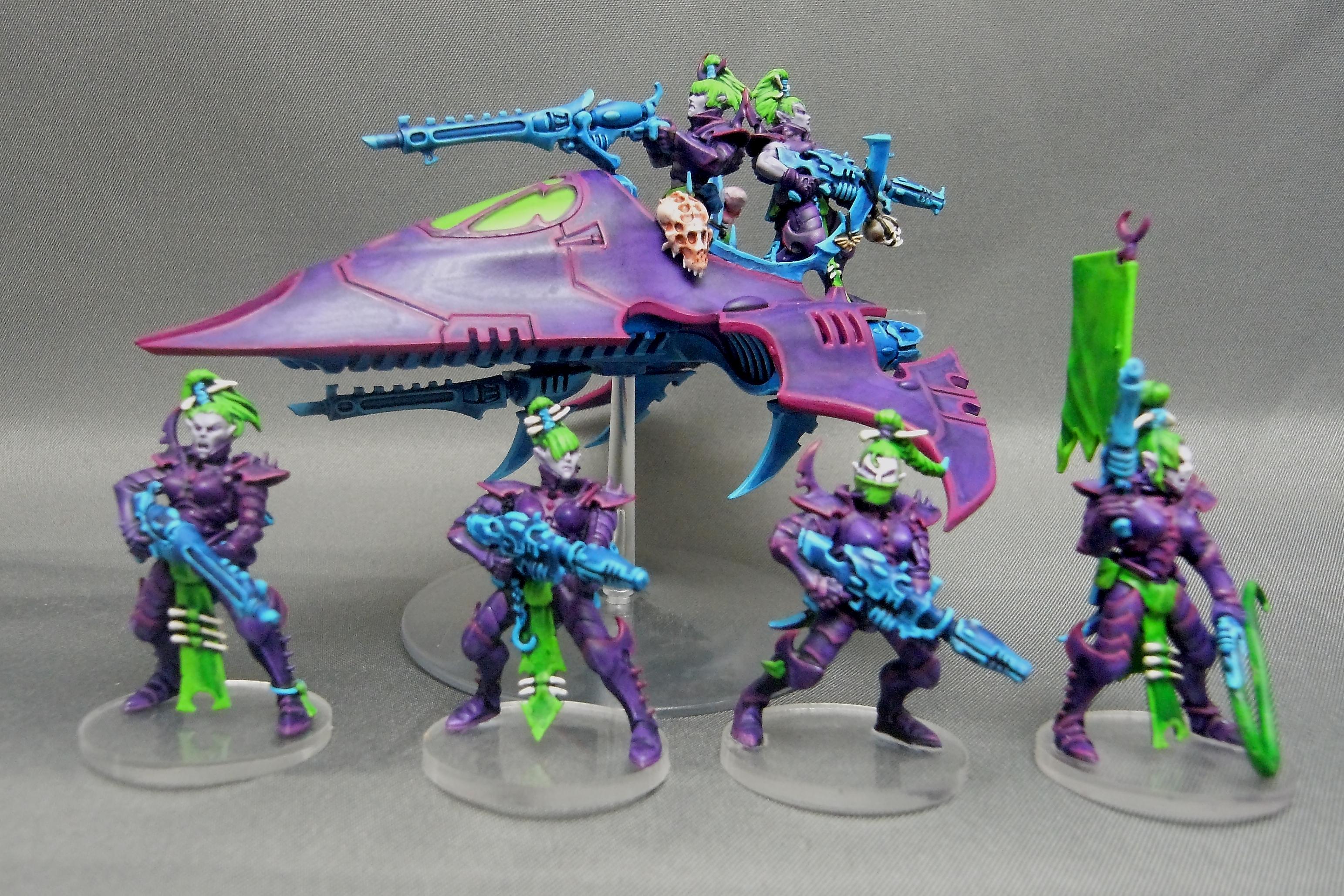 Blog, Dark Eldar, Hellions, True Born, Work In Progress