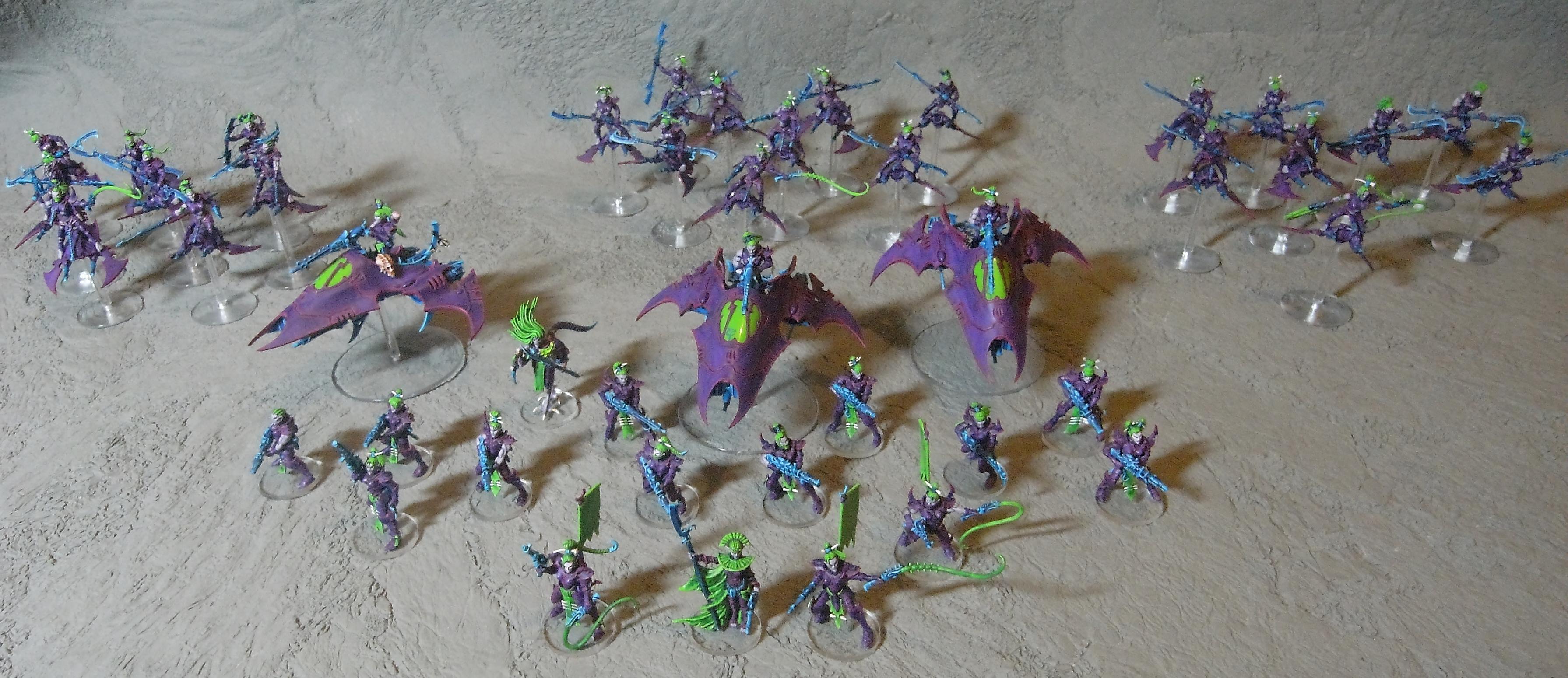 Blog, Dark Eldar, Hellions, True Born, Work In Progress