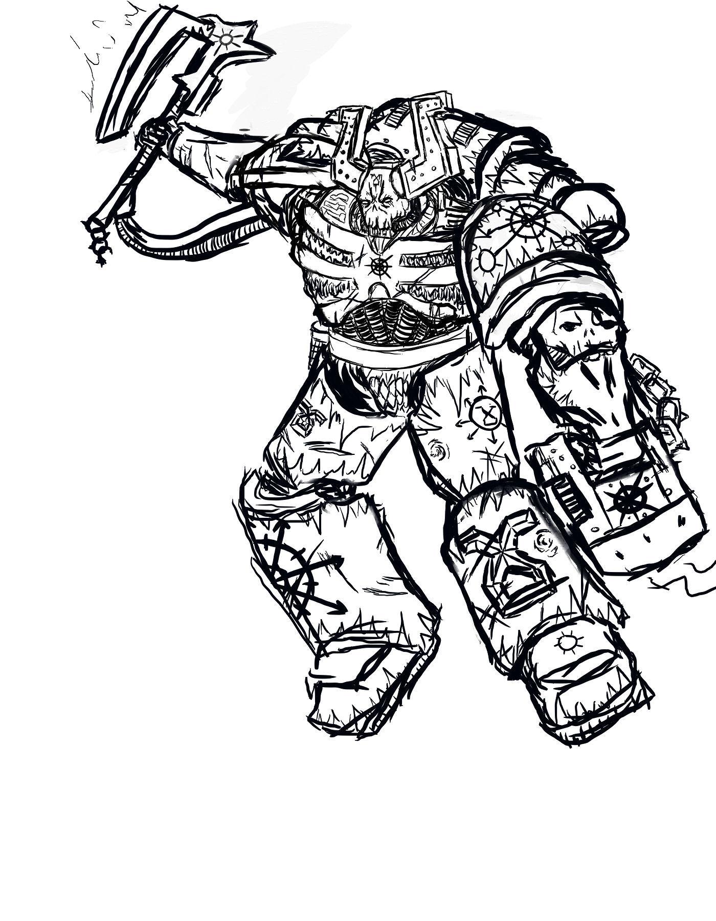 Warhammer 40k Chaos Khorne Space Marines