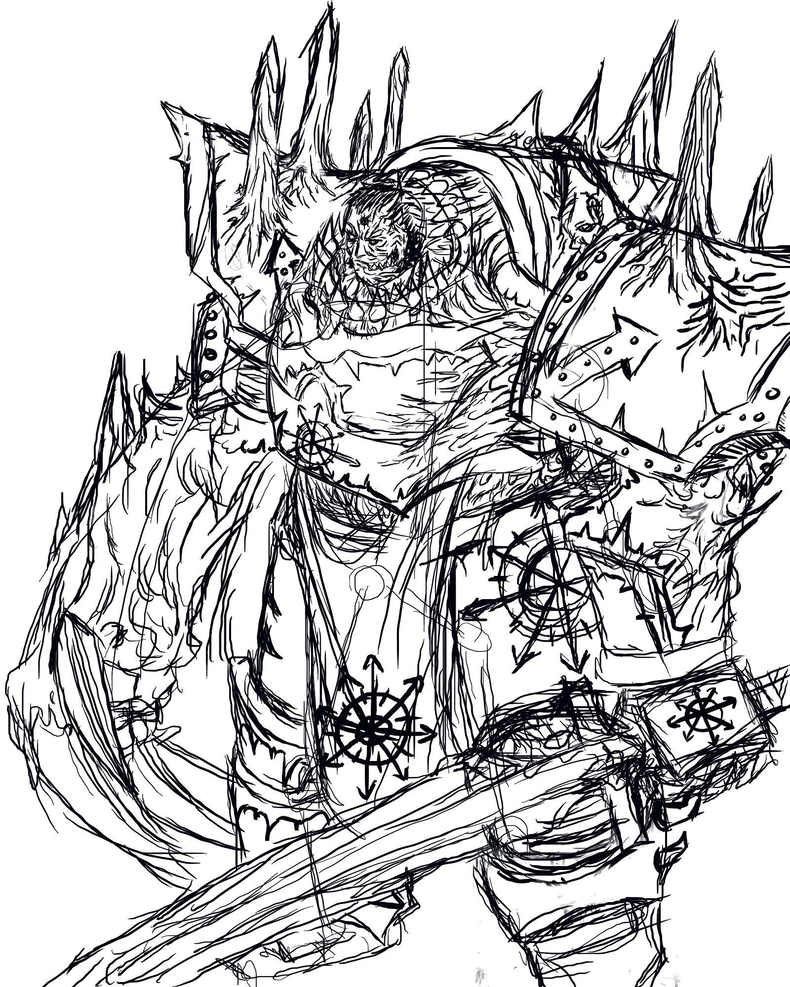 Blood Angels Warhammer 40k Space Marines Chaos Lord