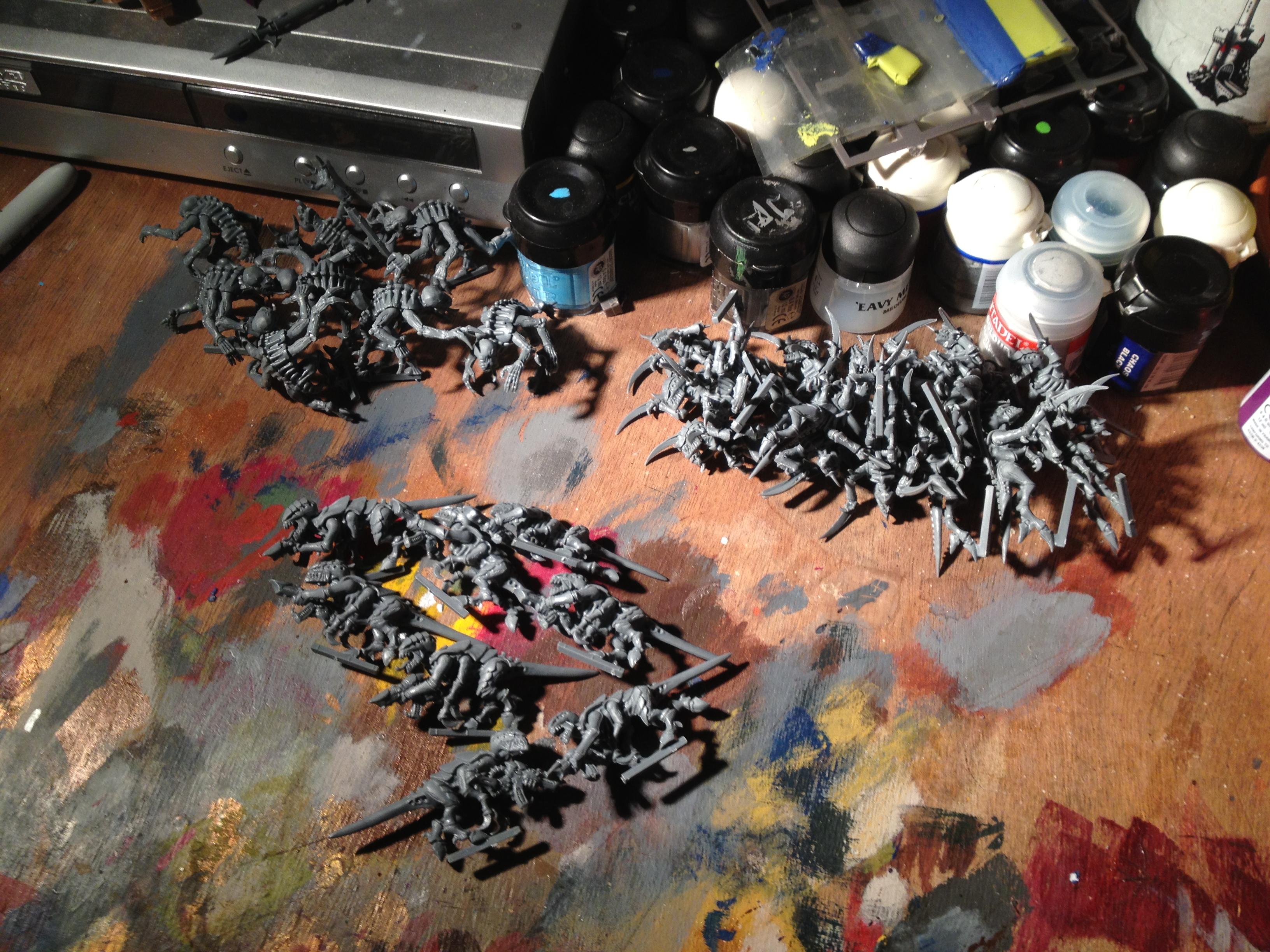Dipped, Tyranids, Warhammer 40,000, Work In Progress
