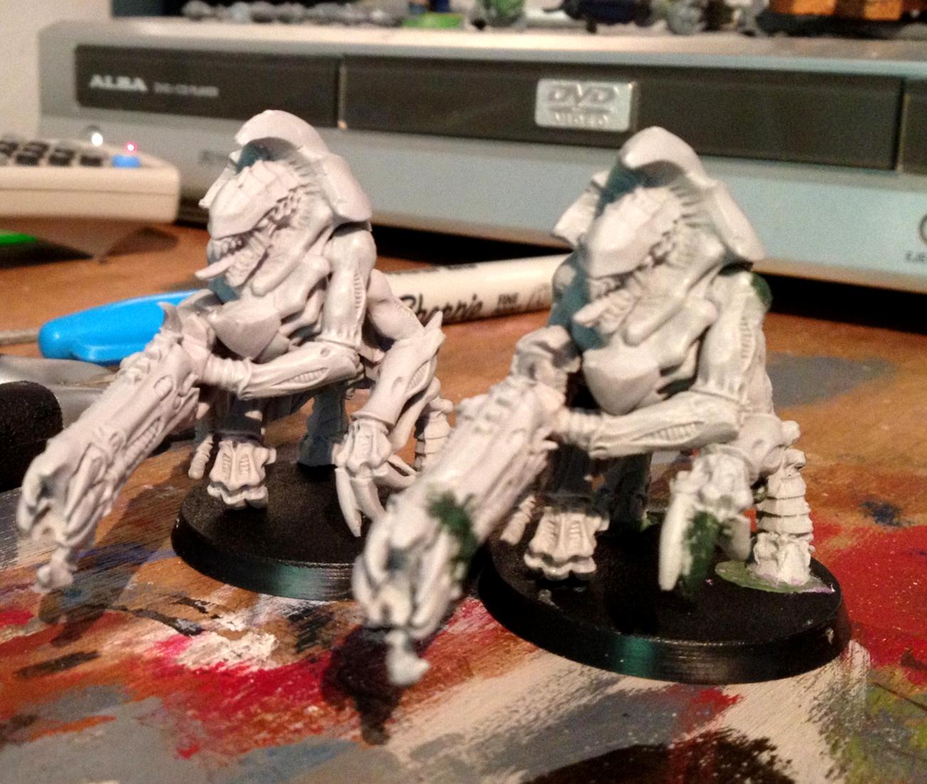 Dipped, Tyranids, Warhammer 40,000, Work In Progress