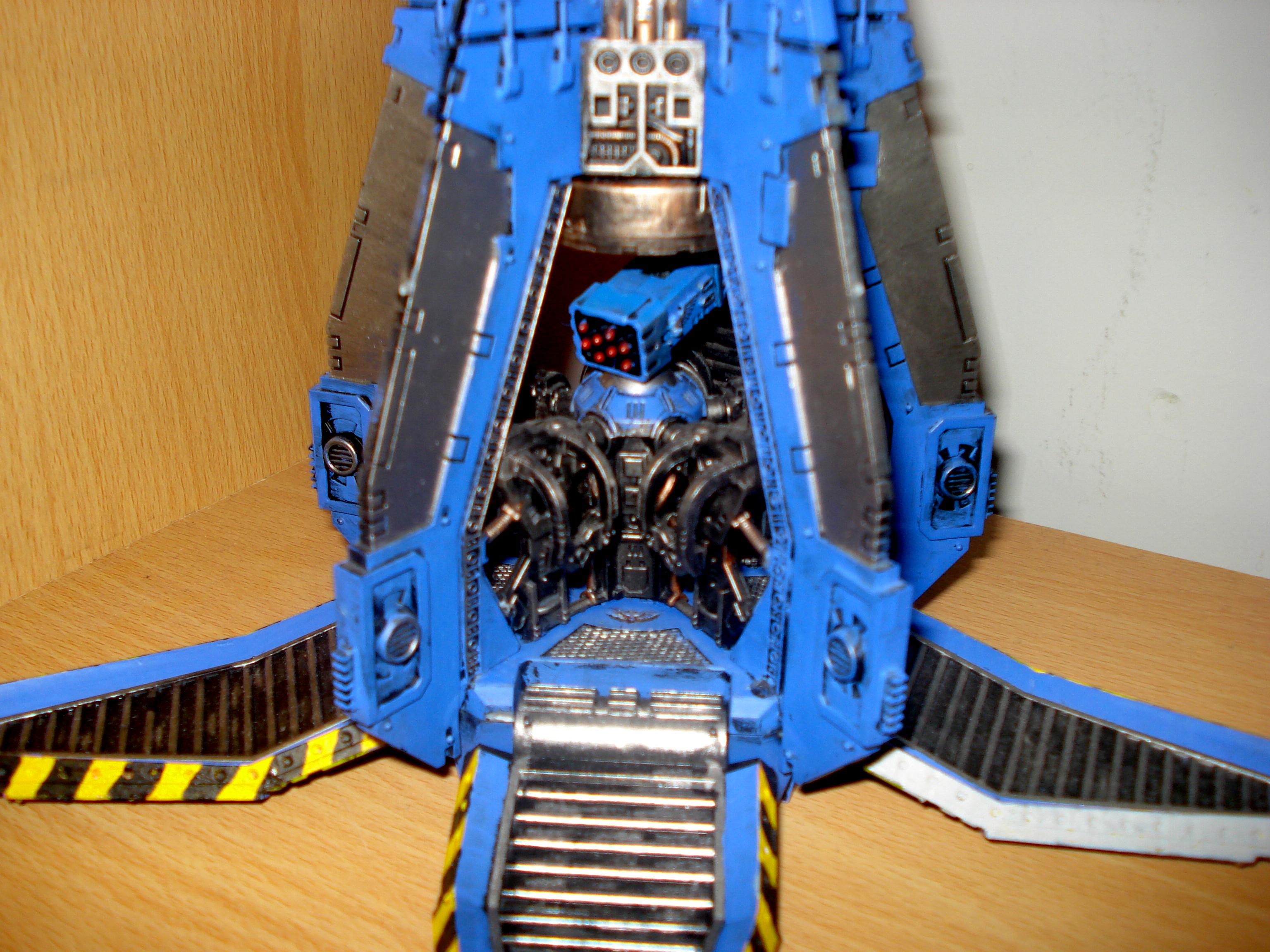 Space Marine Drop Pod Ultramarine