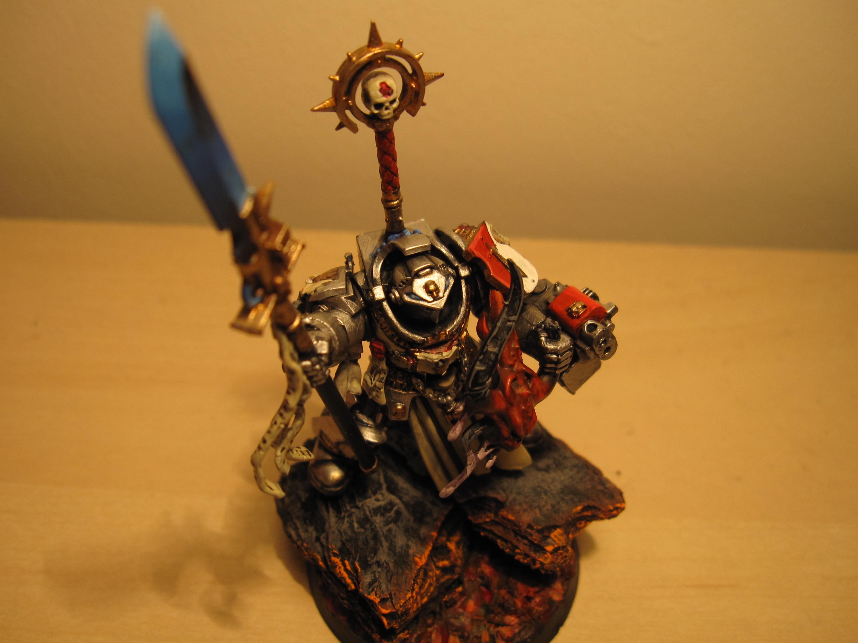 Base, Force, Gk, Grey, Halberd, Inquisition, Knights, Lava, Object Source Lighting, Terminator Armor, Weapon