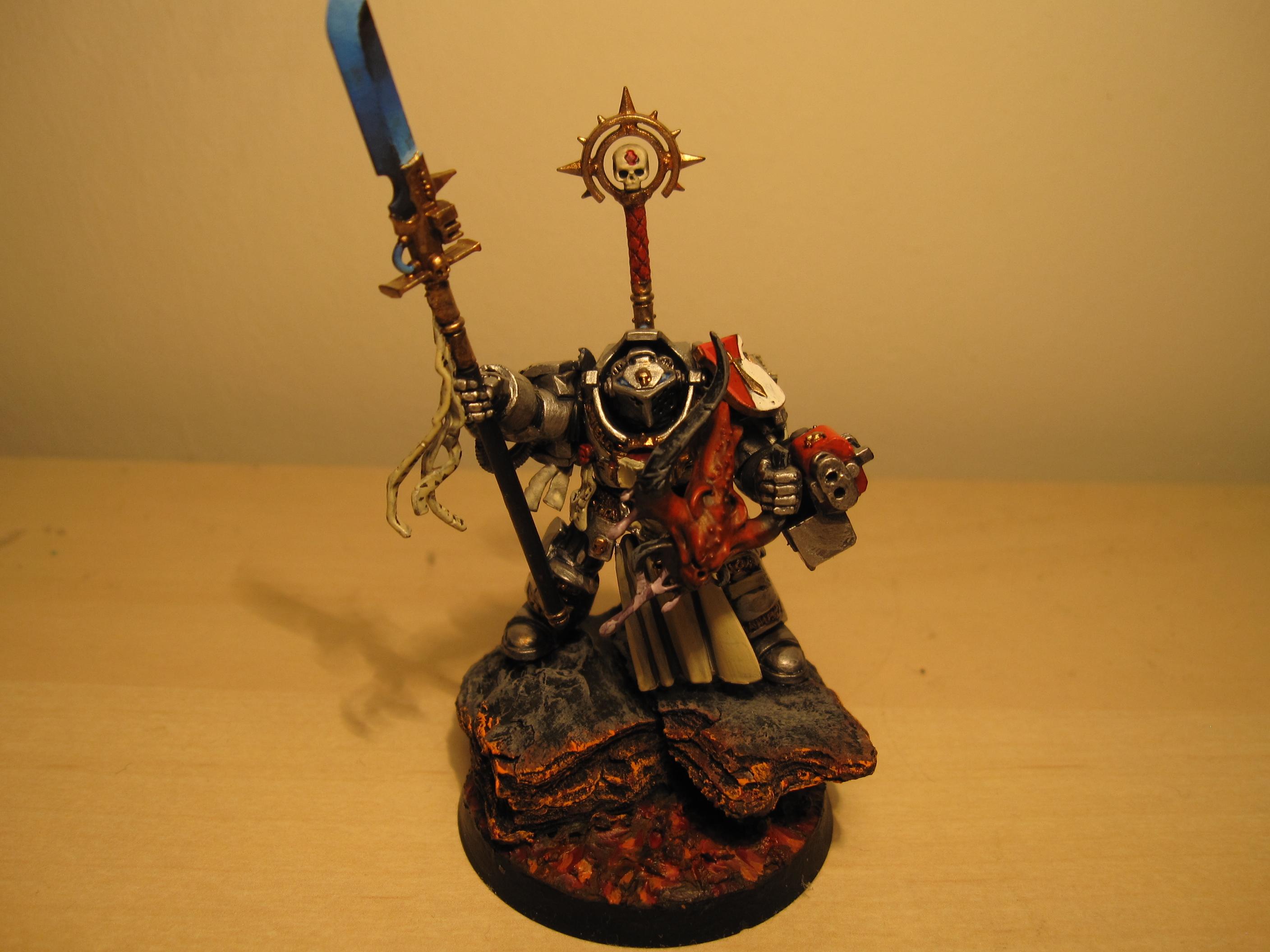 Base, Force, Gk, Grey, Halberd, Inquisition, Knights, Lava, Object Source Lighting, Terminator Armor, Weapon