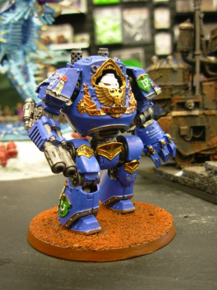 My Ultramarines Relic Contemptor Dreadnought. 