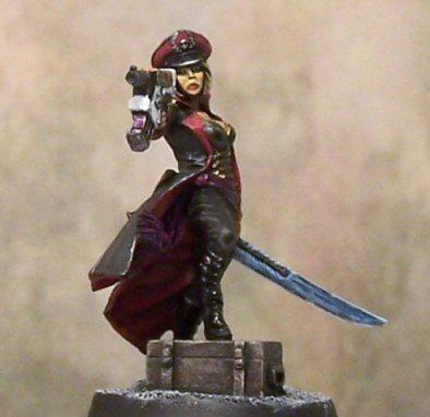 Female Commissar, Imperial Commissar, Imperial Guard, Viktoria Skivlana