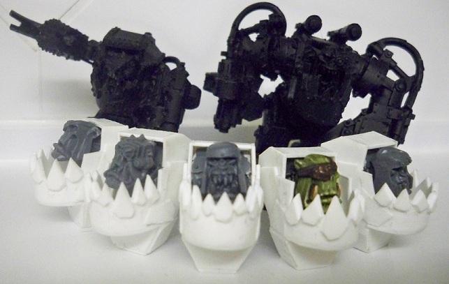 Mega armoured Nob scratch build WIP
