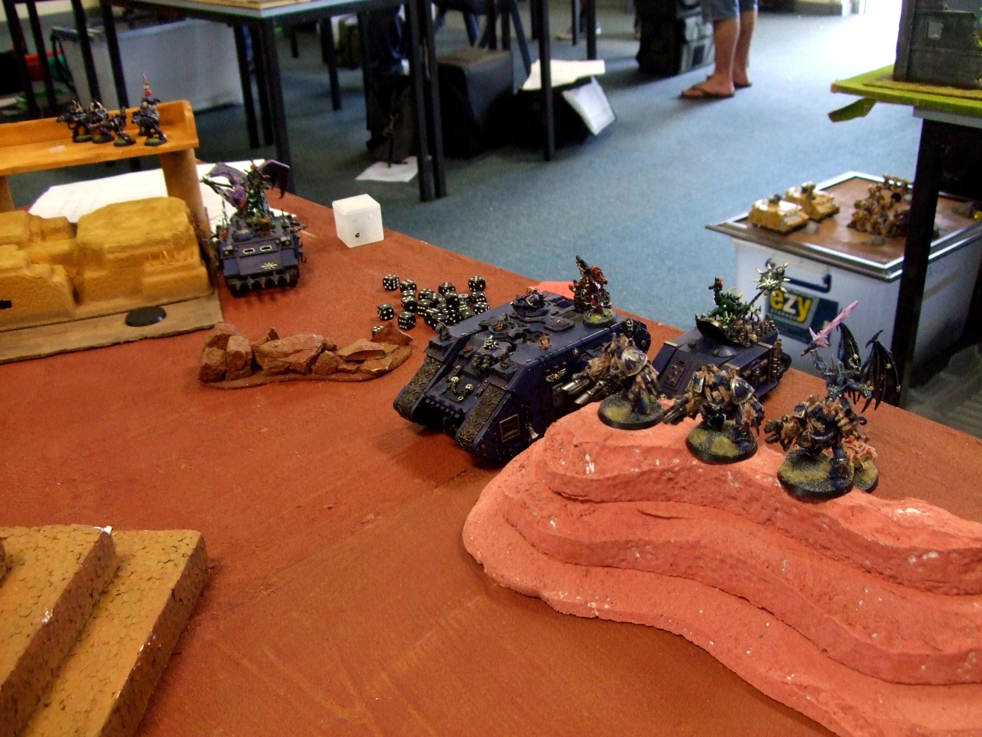Aurora Chapter, Chaos Space Marines, Deployment, Space Marines, Tournament Battle