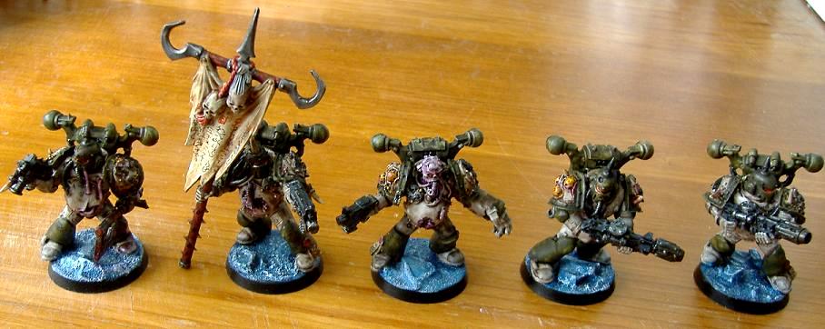 Chaos Space Marines, Death Guard, Plague Marines