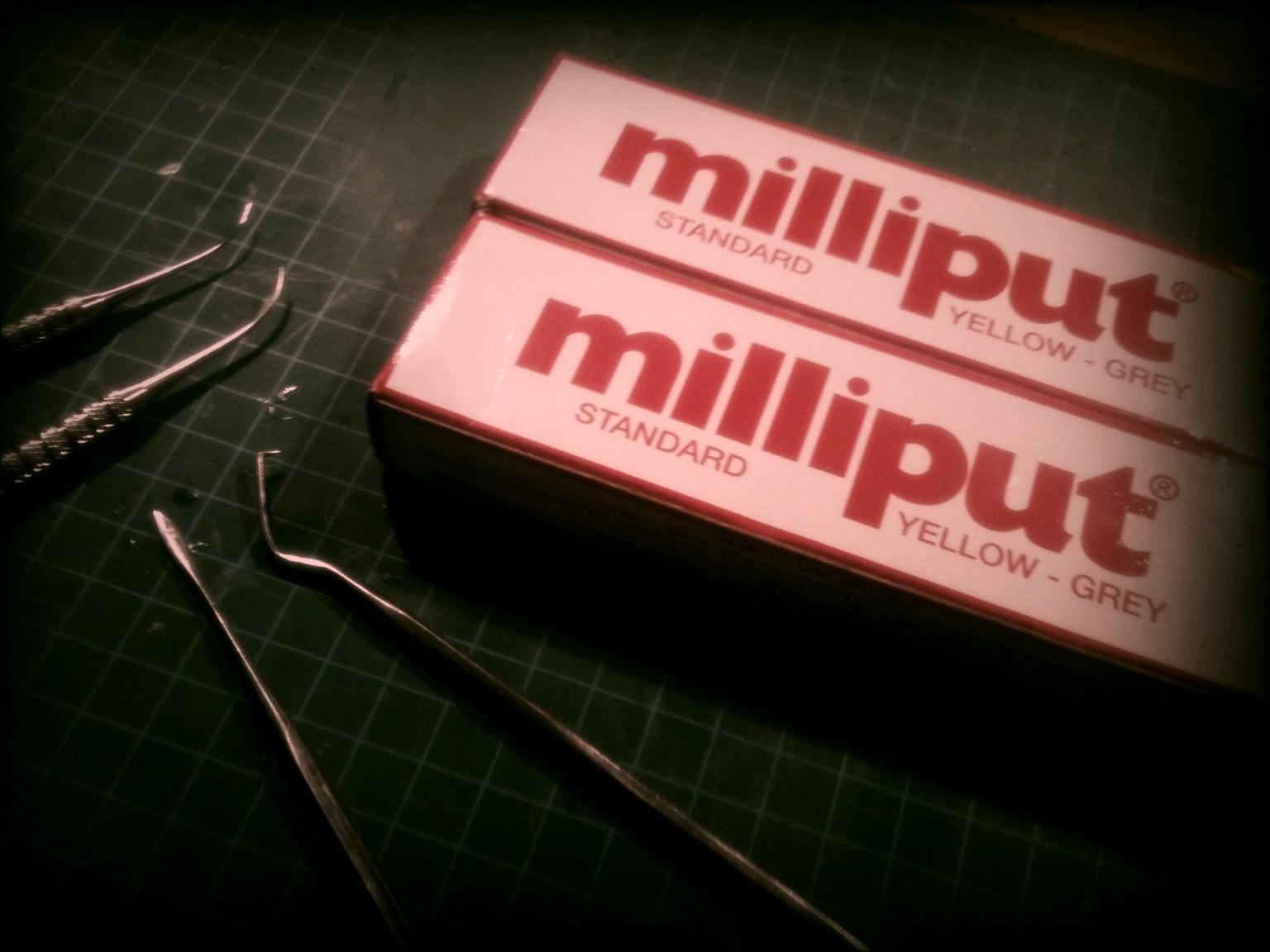 first batch of milliput. ever