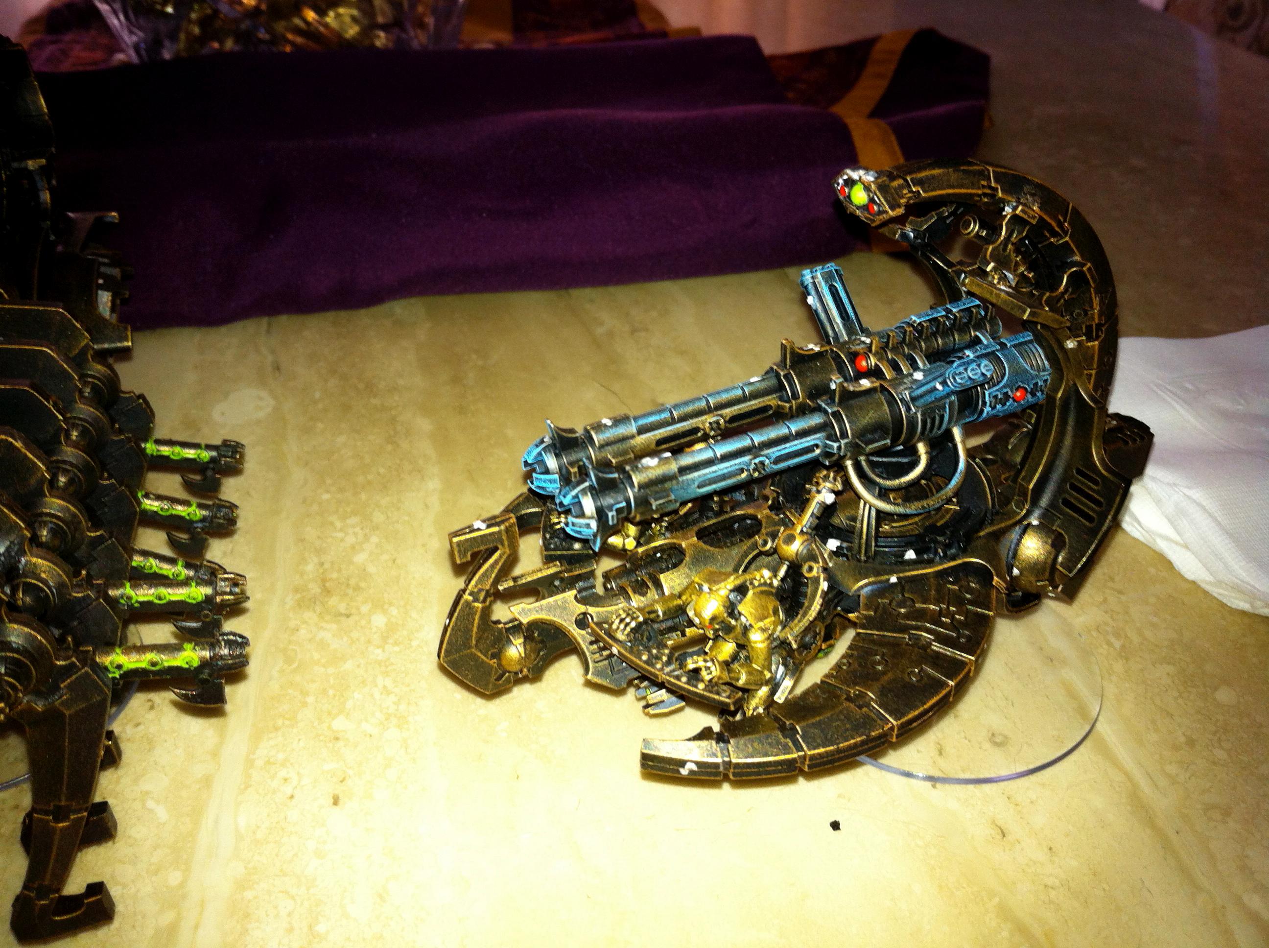 Gold Necrons, Golden Necrons, Necrons, Shiny Necrons, Warhammer 40,000