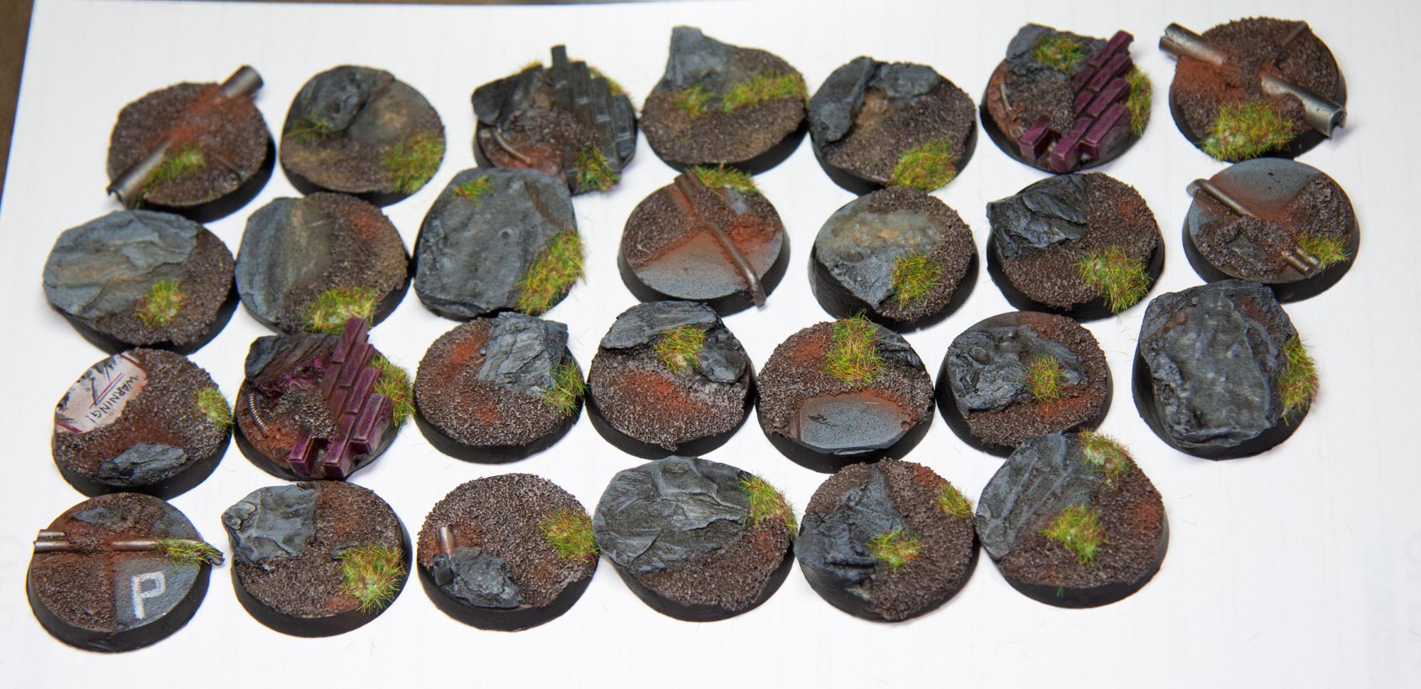 Base, First batch of bases finished