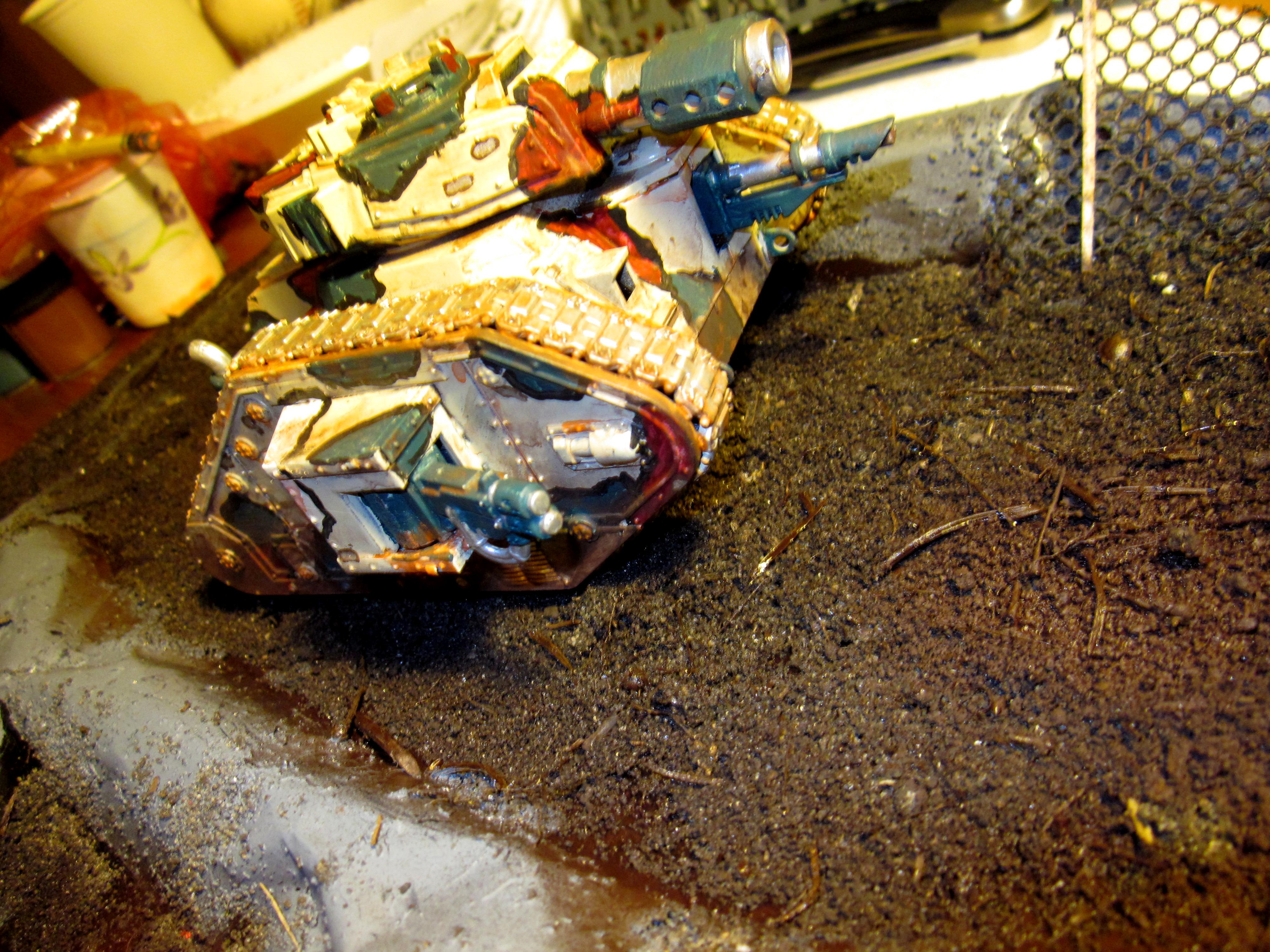 Imperial Guard, Lemun Russ, Mud, Rust, Tank Camouflauge, Weathered, Ww1, Wwi