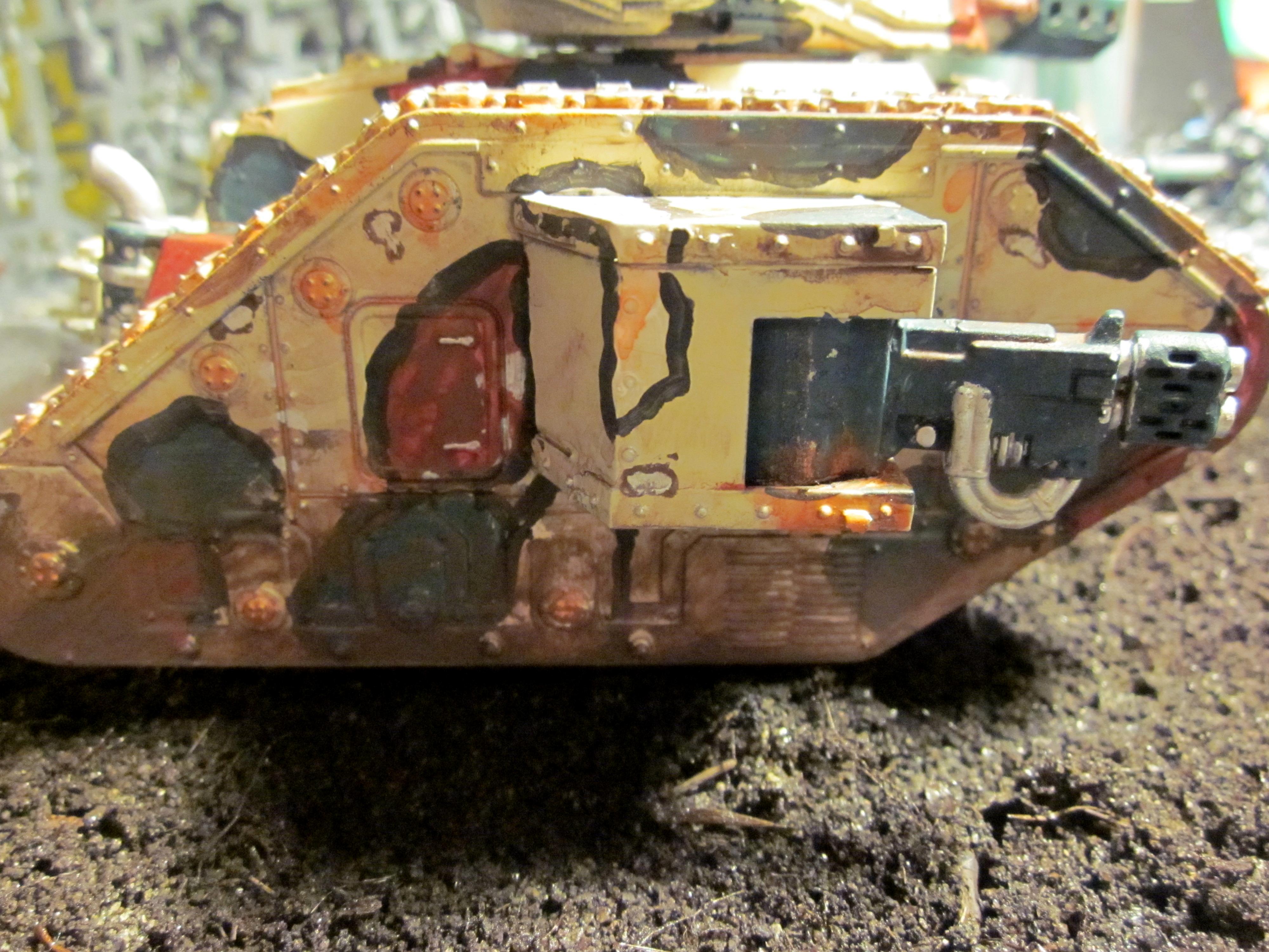 Imperial Guard, Lemun Russ, Mud, Rust, Tank Camouflauge, Weathered, Ww1, Wwi