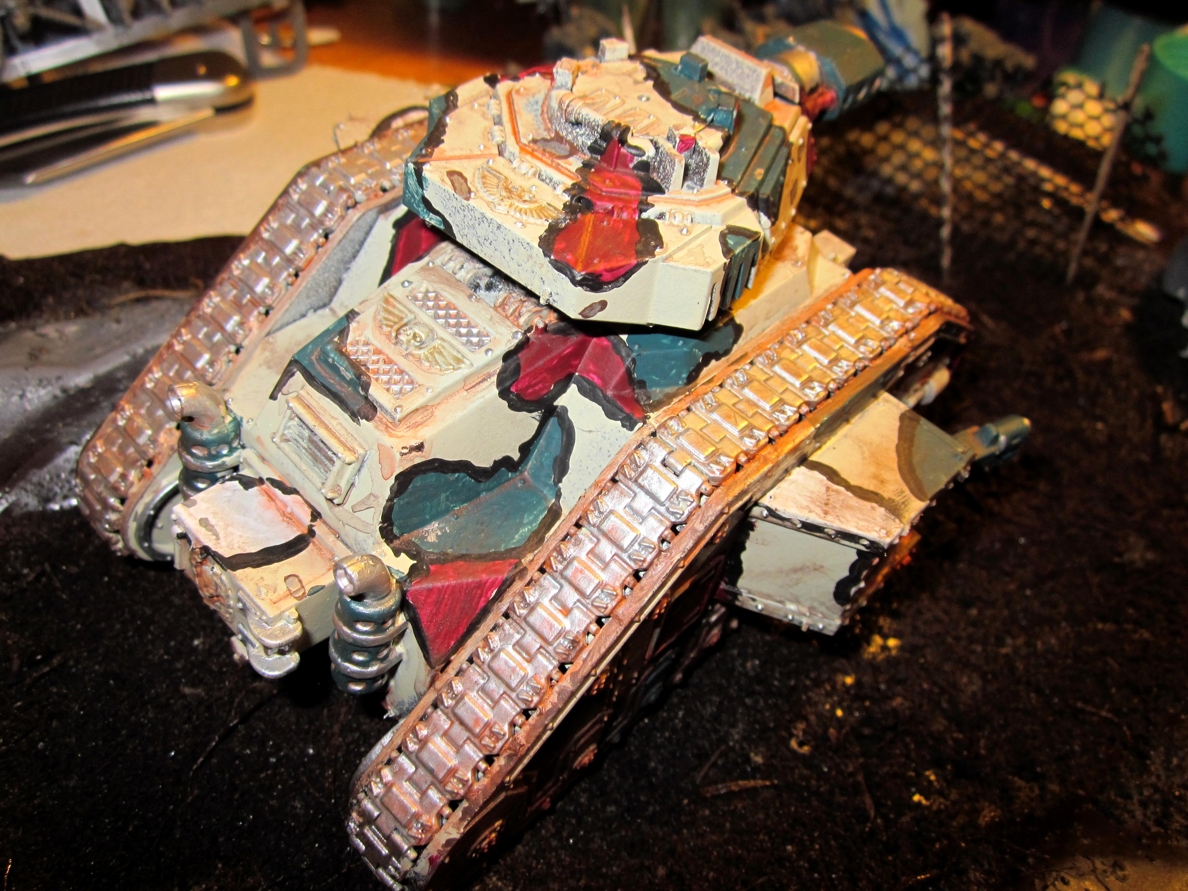 Imperial Guard, Lemun Russ, Mud, Rust, Tank Camouflauge, Weathered, Ww1, Wwi